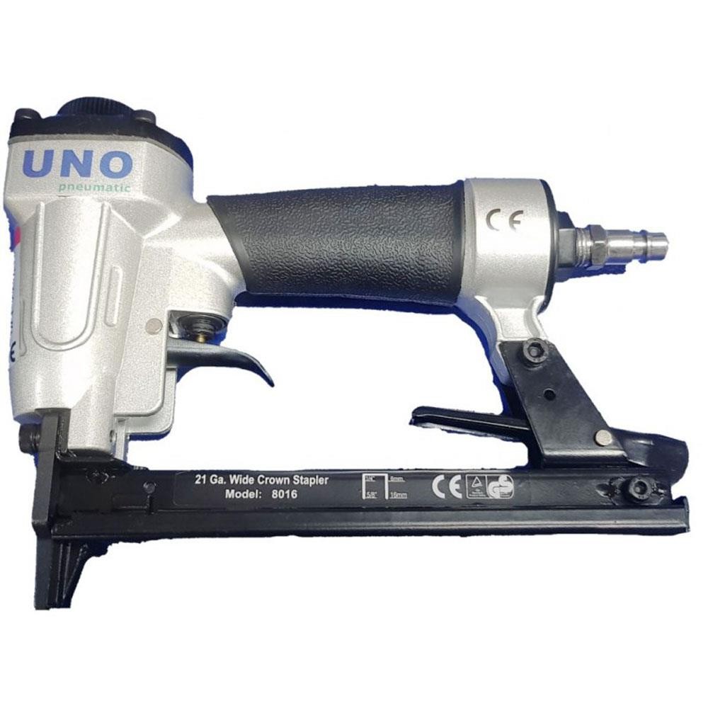 Uno 8016 Havalı Zımba Döşeme Çakma Tabancası Basınç Ayarlı