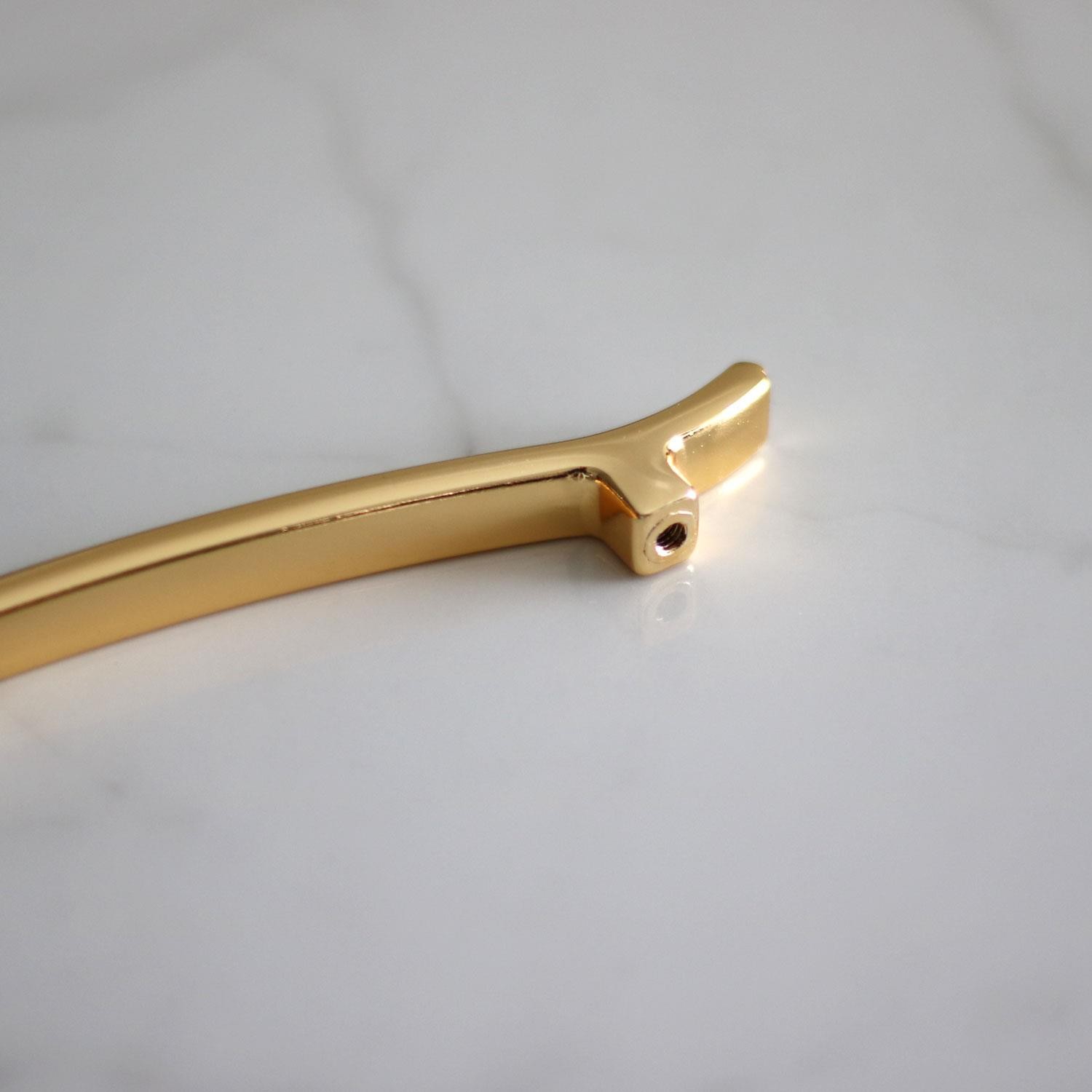 Merve (160 MM-16 CM) Gold Altın Metal Kulp Çekmece Mobilya Mutfak Dolap Kulpları Dolabı Kulbu Kulpu