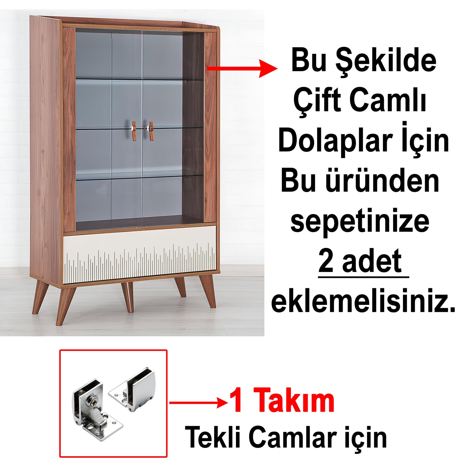 Cam Kapak Menteşesi 1 Takım Dolap Kapak Bağlantı Aparatı Mobilya Menteşe Sistemleri Krom Metal