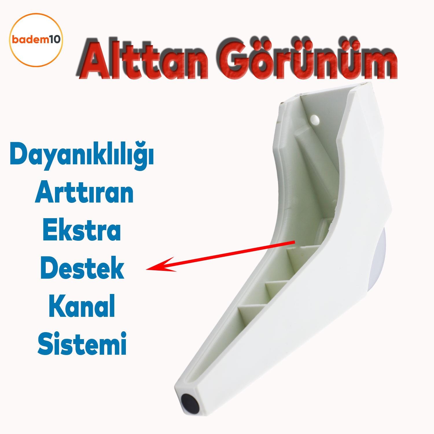 Salkım Mobilya Oturma Grubu Kanepe Tv Ünitesi Konsol Koltuk Ayağı Ayakları Beyaz Krom 19 Cm