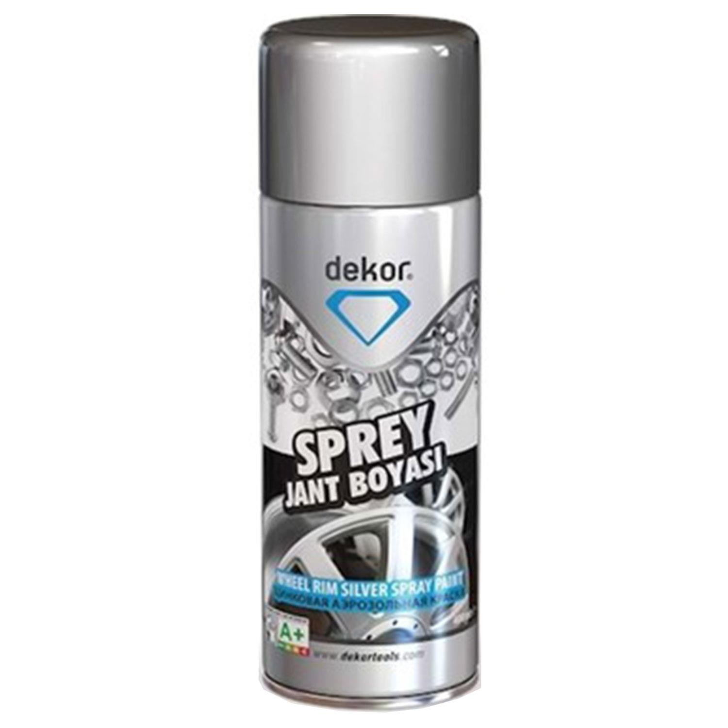 Dekor Akrilik Sprey Jant Boyası Gümüş 400 ml