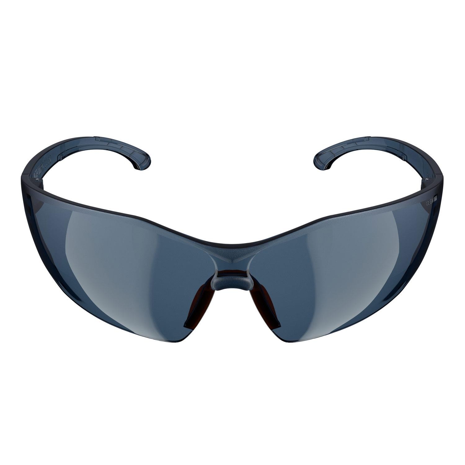 İş Güvenlik Gözlüğü UV Koruyucu Silikonlu Gözlük S1100 Füme