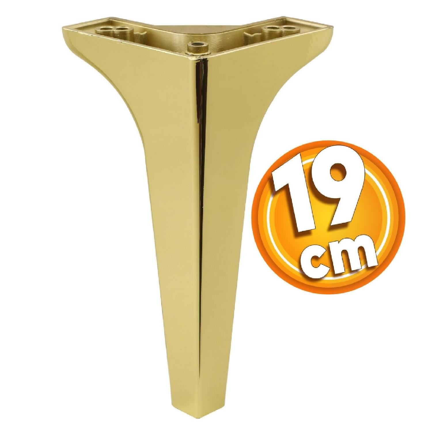 Sedef Lüks Mobilya Kanepe Tv Ünitesi Konsol Koltuk Ayağı 19 Cm Gold Altın Ayakları 4 Adet