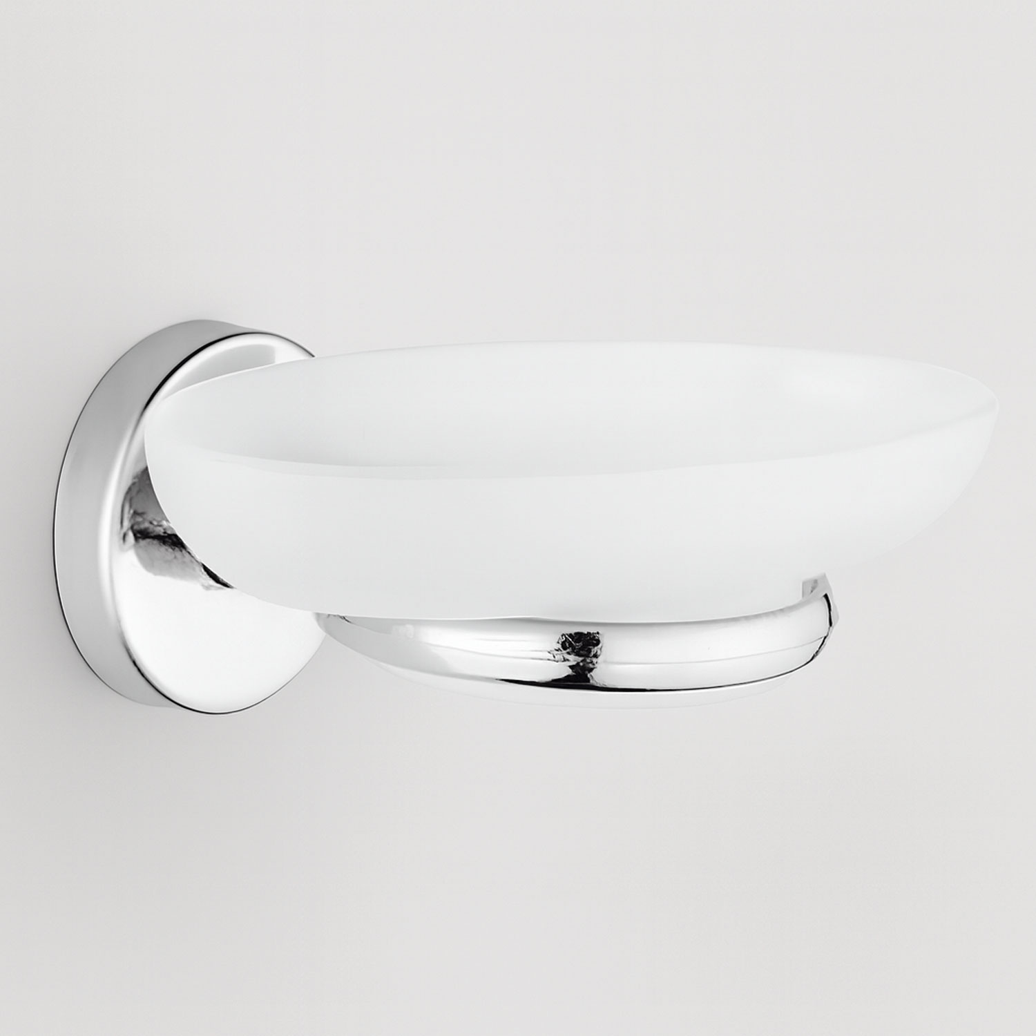 Krom Duvar Tipi Sabunluk Banyo Tuvalet Mutfak İçin Şık Metal Modern ve Dayanıklı Tasarım Aksesuar