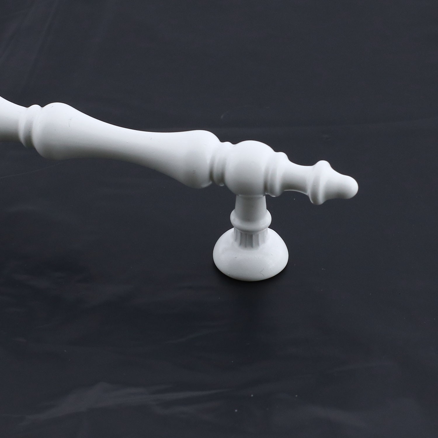 Nilay Beyaz Metal Kulp 96 mm -9.6 cm Mobilya Çekmece Mutfak Dolabı Dolap Kulpları Kulbu Kulpu Beyaz