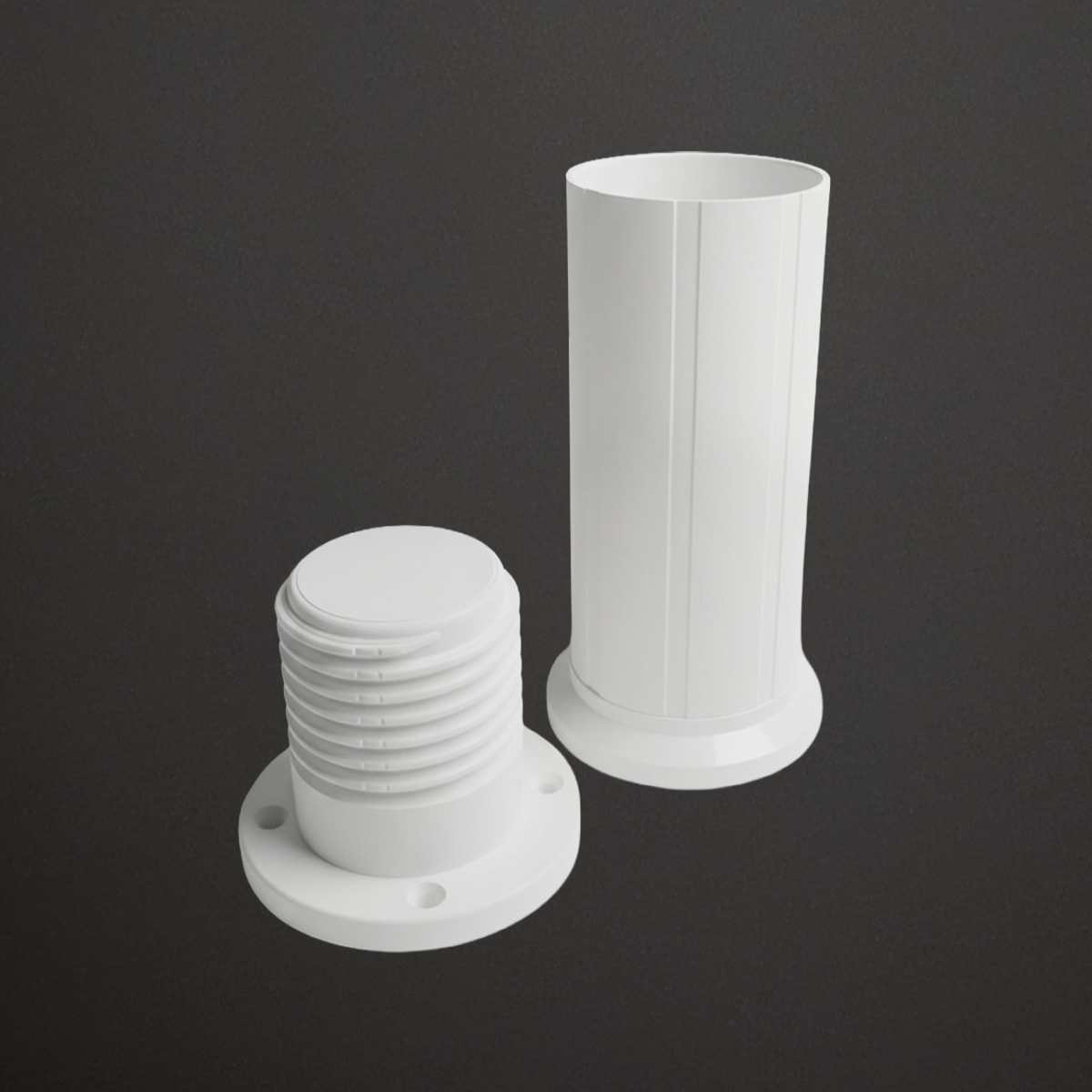 Ayarlanabilir 4 Adet 12 Cm Beyaz Plastik Ayak Dolap Mobilya Tezgah Yükseltici Yükseltme Ayağı