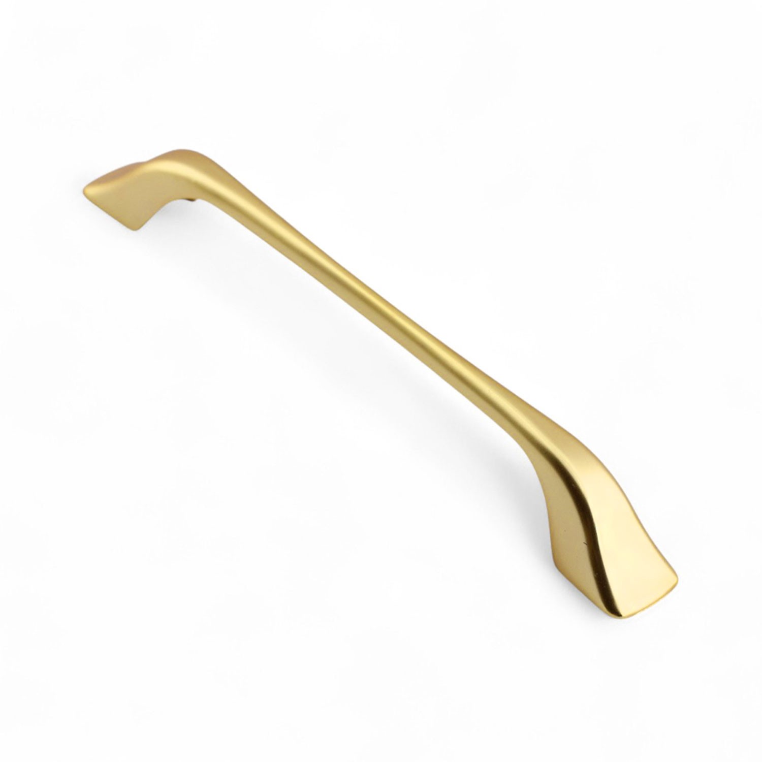 Ovit Metal Mat Altın Gold Kulp 160 mm Mobilya Çekmece Mutfak Dolabı Dolap Kapak Kulpları Kulb