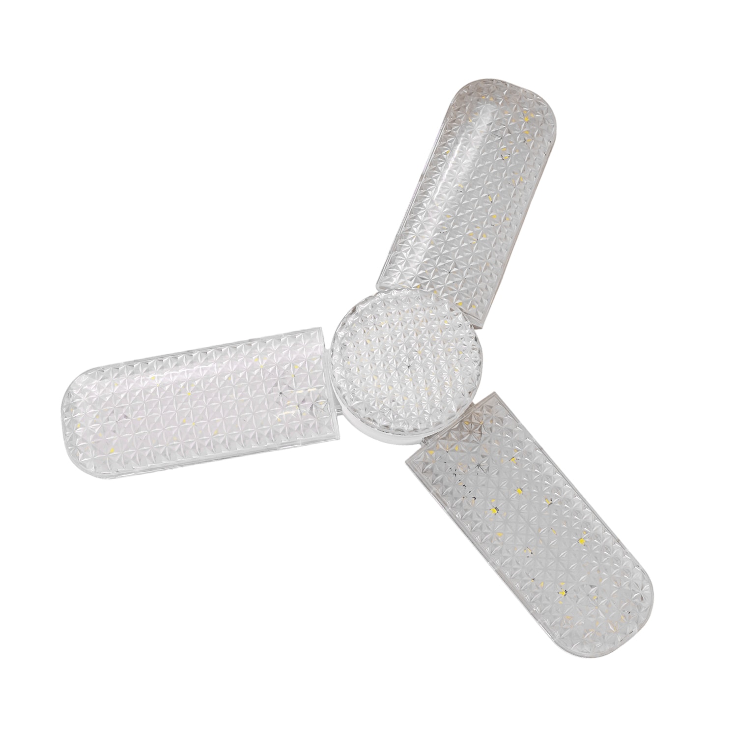 Üç Pervaneli Tasarruflu Ampul 40 W Led Lamba Beyaz E27 Duy 3600 Lümen Uzun Ömürlü 220 Volt 1 Adet