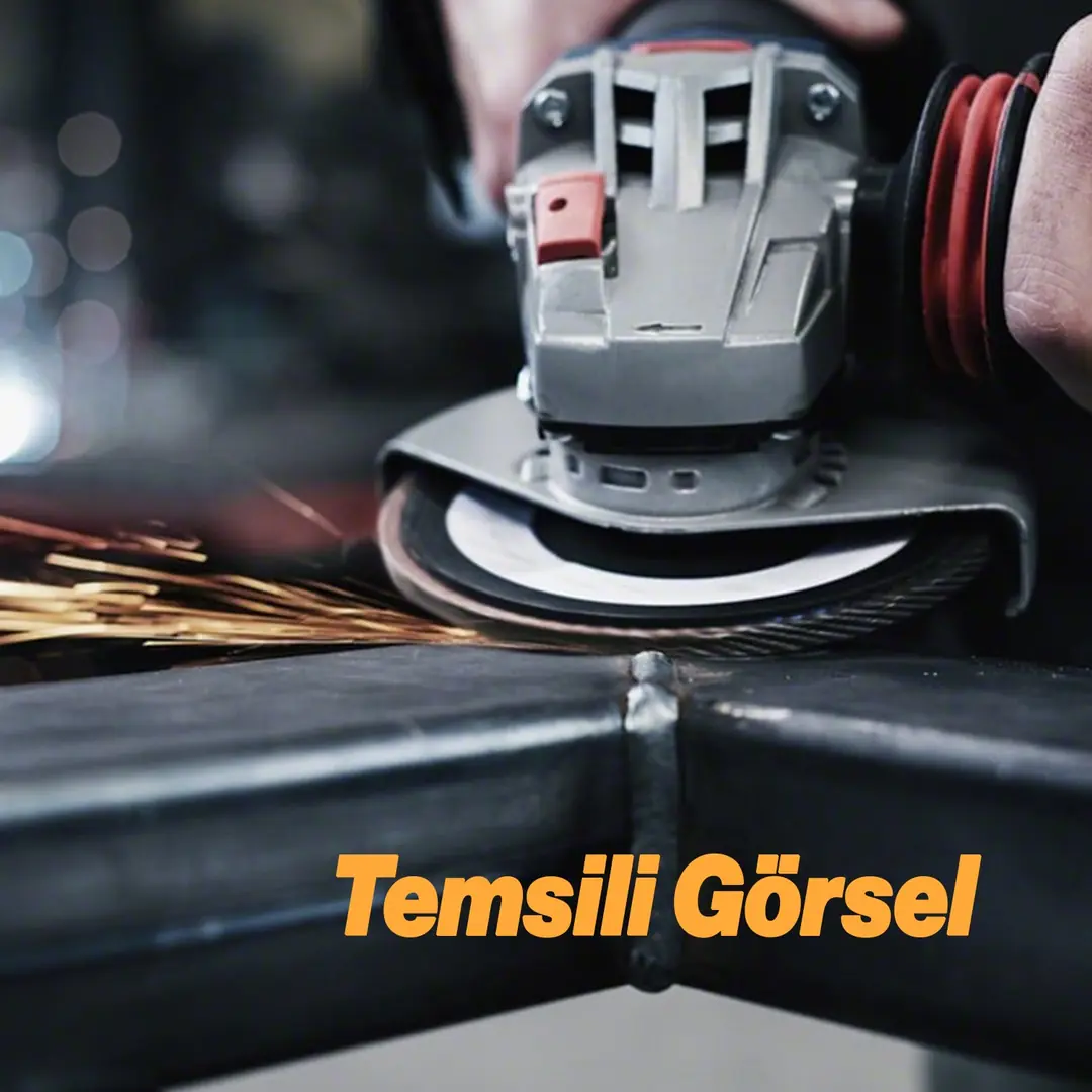 PAPAページ Avuç İçi Taşlama Flap Disk Zımpara Çapı 115 mm 60 Kum Zımparalama