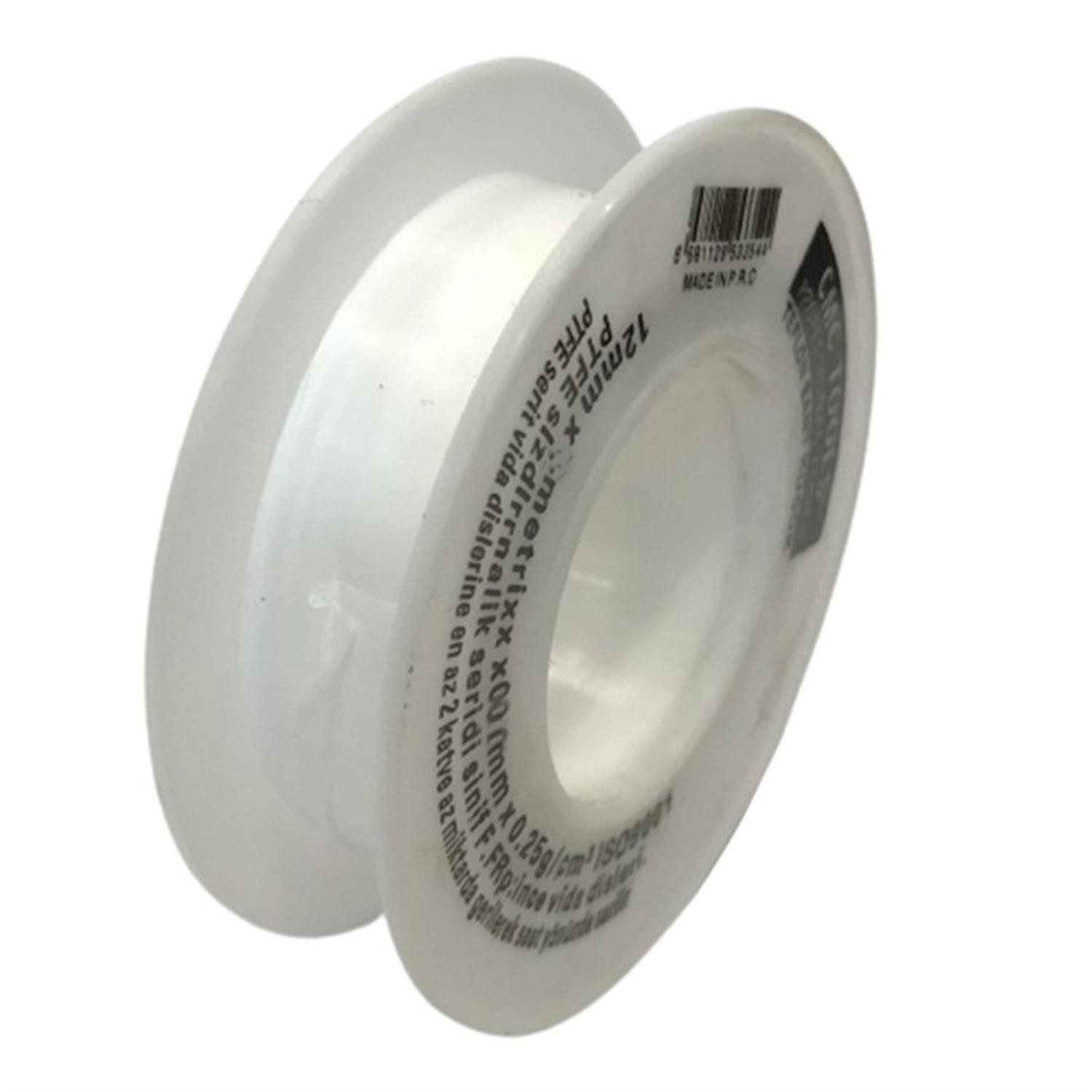 Teflon Bant Sıhhi Tesisat Su Sızdırmazlık Bandı Küçük 12 mm 6 Metre