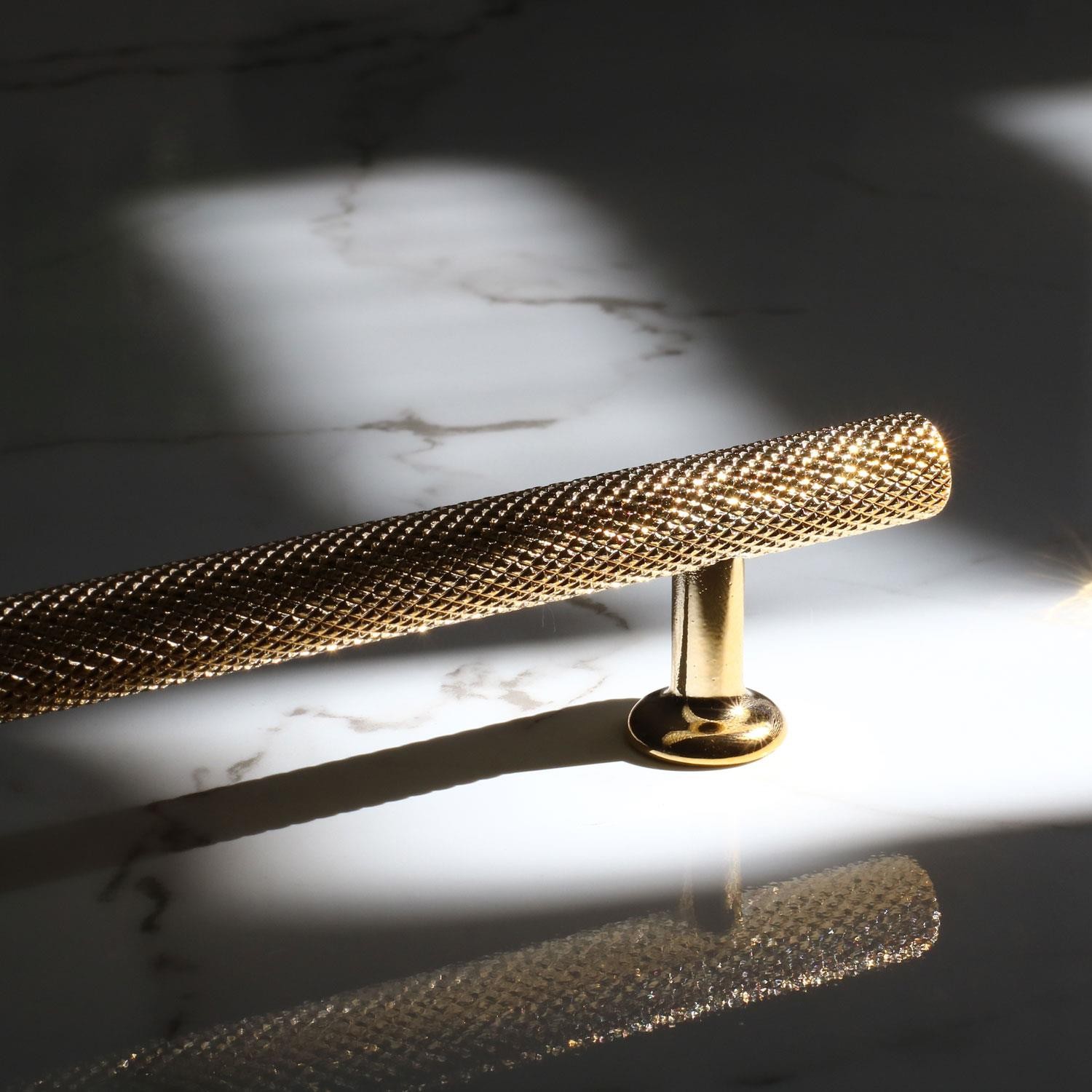 Doruk Kulp Mutfak Mobilya Dolabı Çekmece Dolap Kulpları Kapak Kulbu Kulpu Gold Altın 224 mm Metal