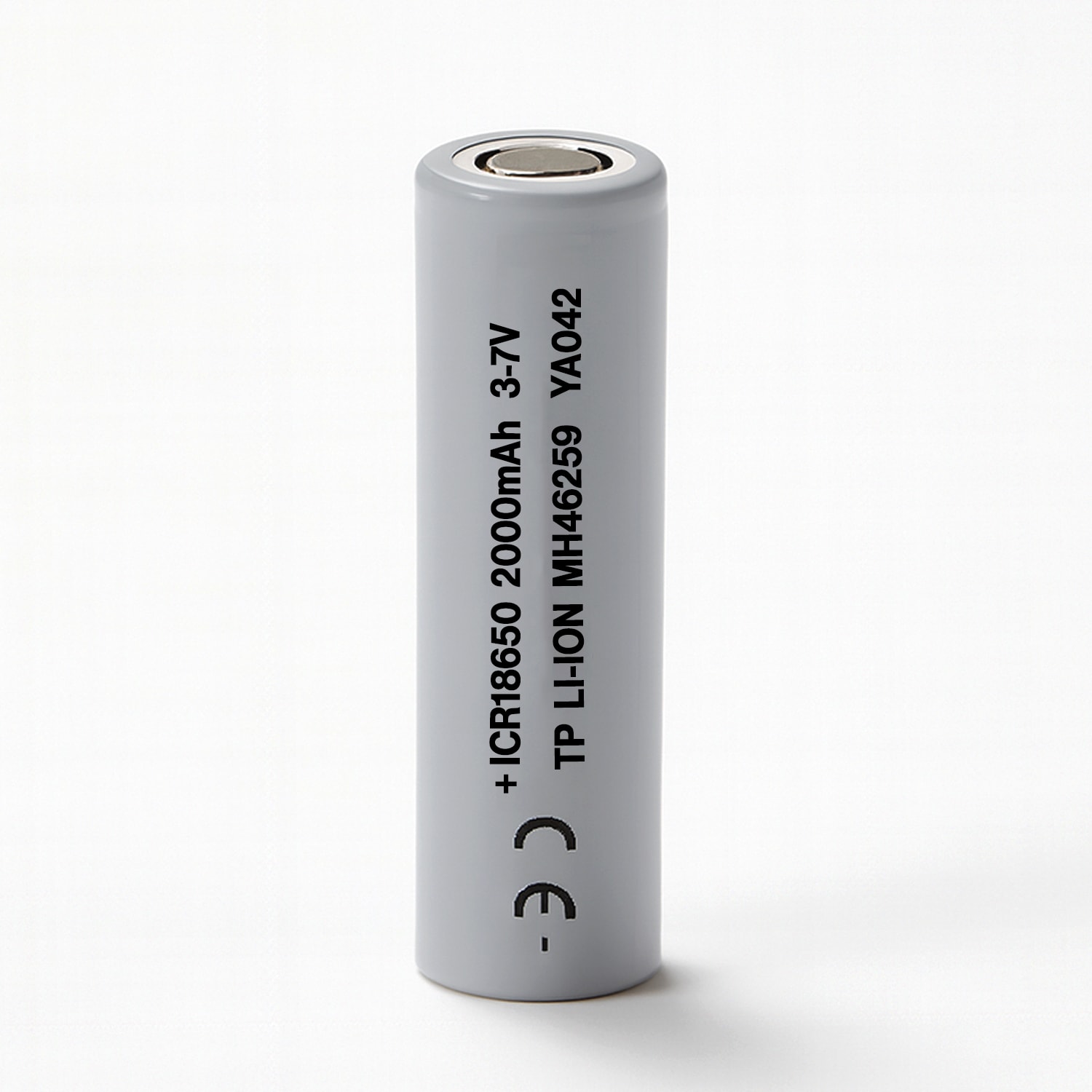 4 Adet 1CR 18650 Gri Şarjlı Batarya Pil 3.7V 2000 mAh Li-Ion Uzun Ömürlü Yüksek Kapasite Şarj Edilir