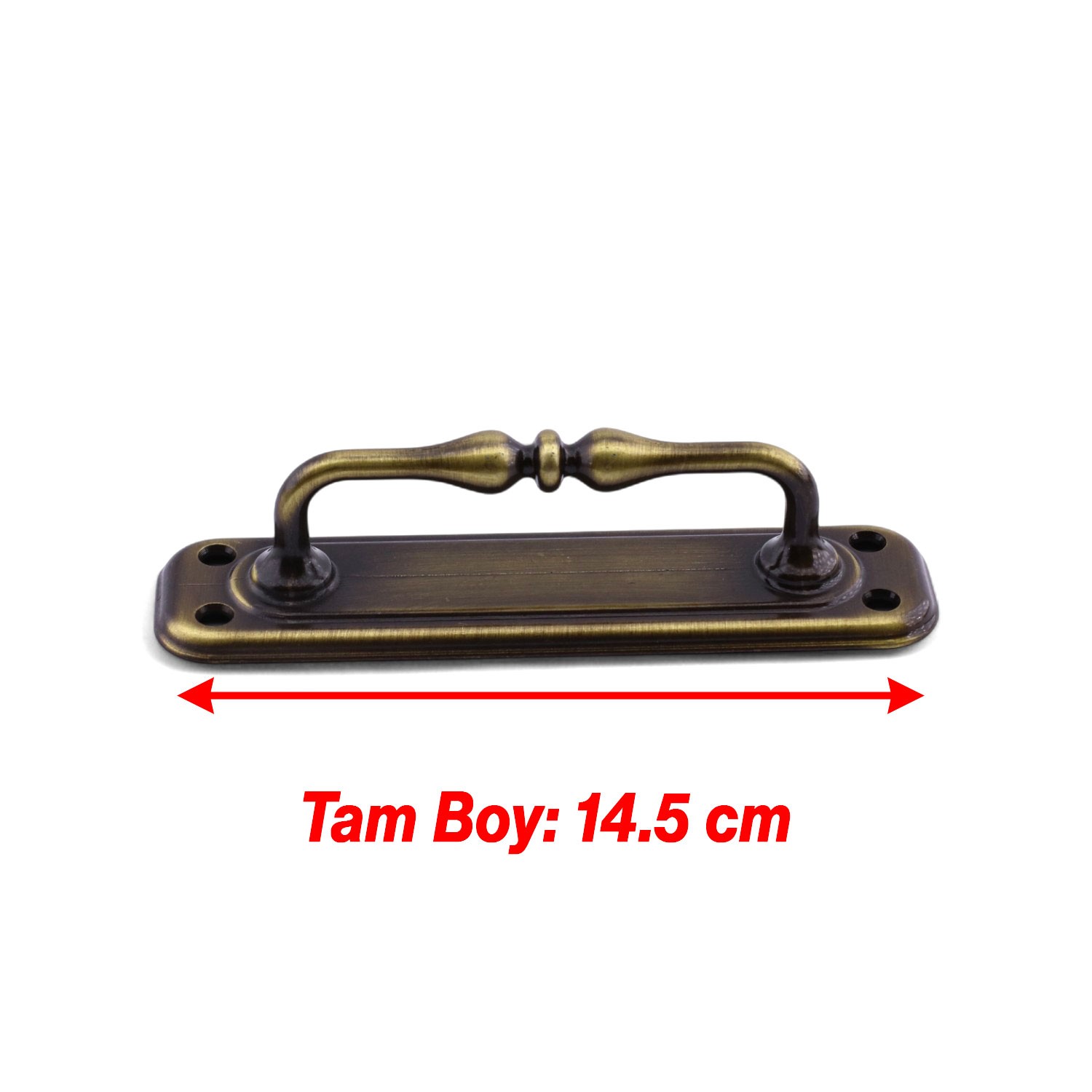 Antik Sarı Büyük 14.5 cm Metal Kapı Çekme Kolu Tutamağı Kulp Kulpları Dolap Mobilya Dolap Çekmece