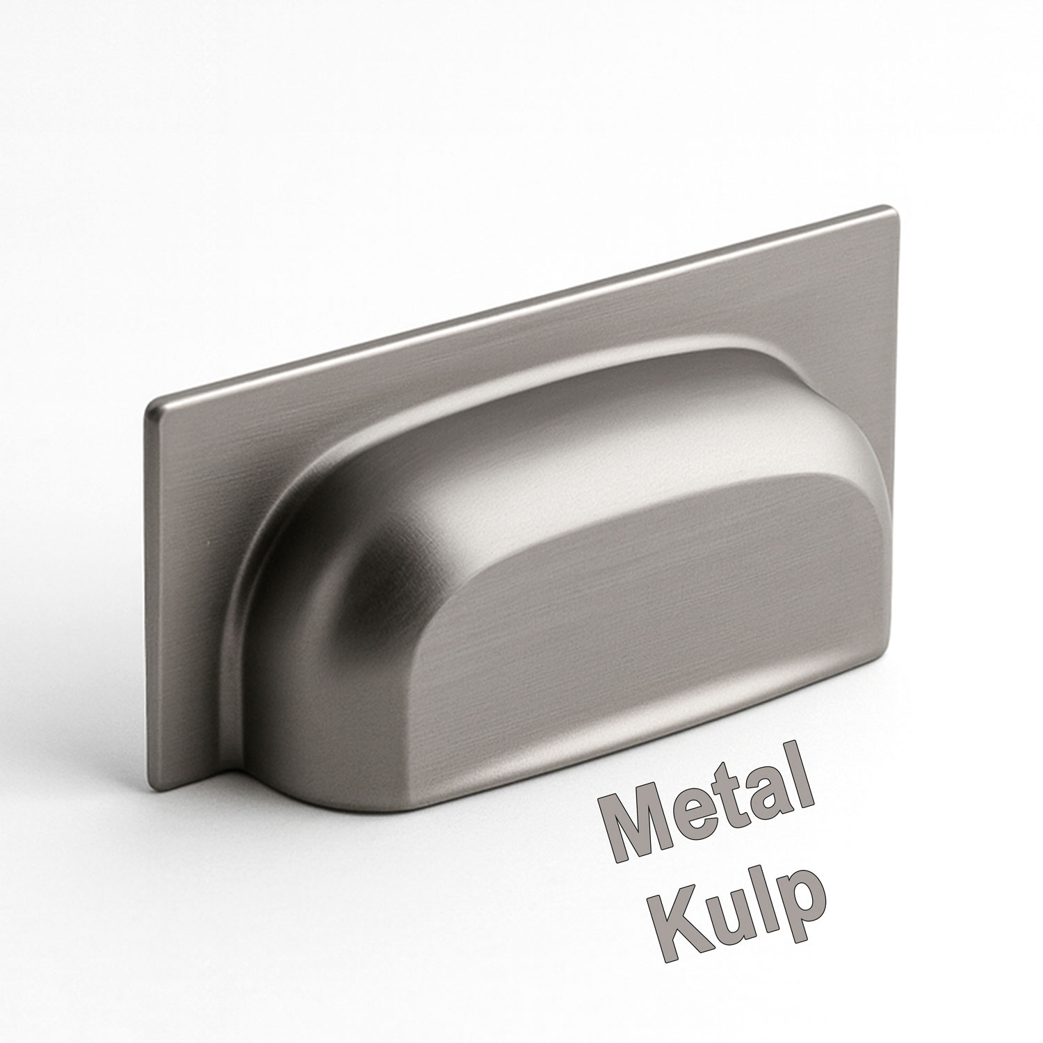 Vira Füme Metal Modern Kulp 64 mm Mobilya Çekmece Dolap Kapak Kulpu Ergonomik Dayanıklı Şık Tasarım