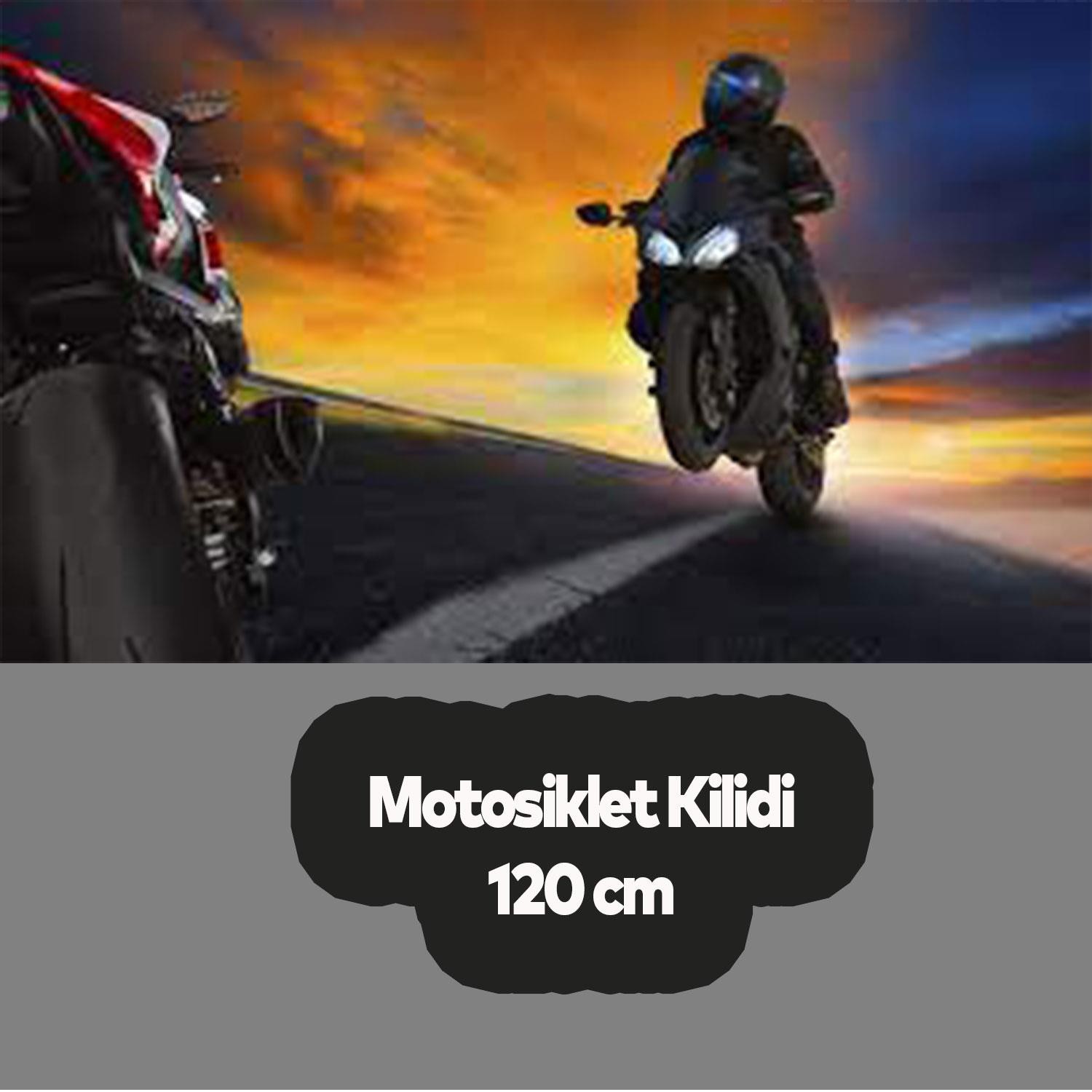 Yuma Kilit Motosiklet Kilidi Bisiklet Kilidi Halat Zincir Çelik Kilit Hırsız Önlem Güvenlik YM735