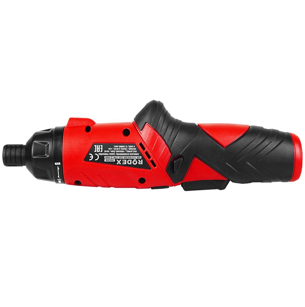 Rodex RDX308  ŞARJLI TORNAVİDA 3.6V 1.5Ah 210RPM LI-ION 54 Parça