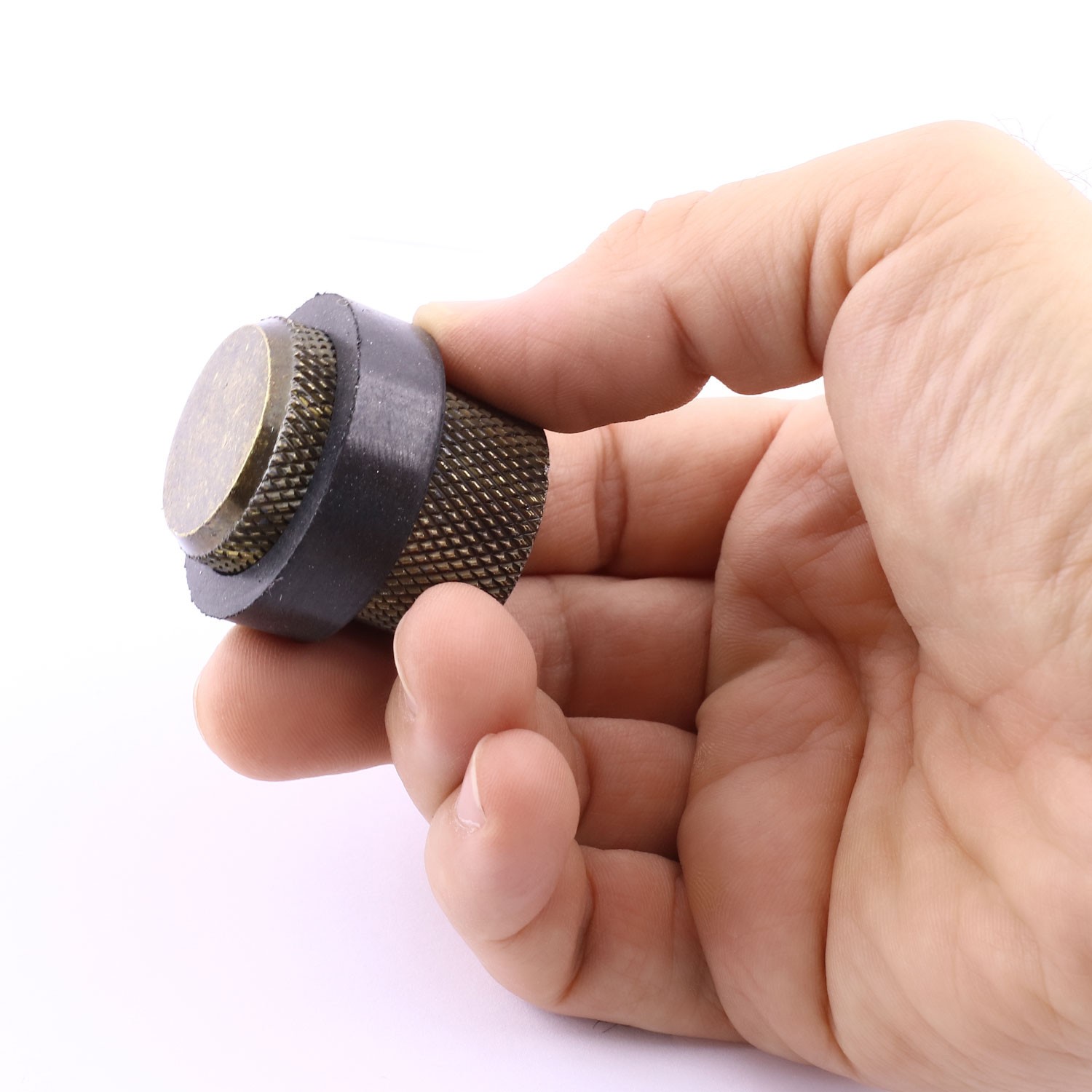 Kapı Stoperi Tamponu Antik Sarı Vidalı Metal Tutacağı Tutucu Altı Kolu Stopu Takozu Sürgülü Kapı