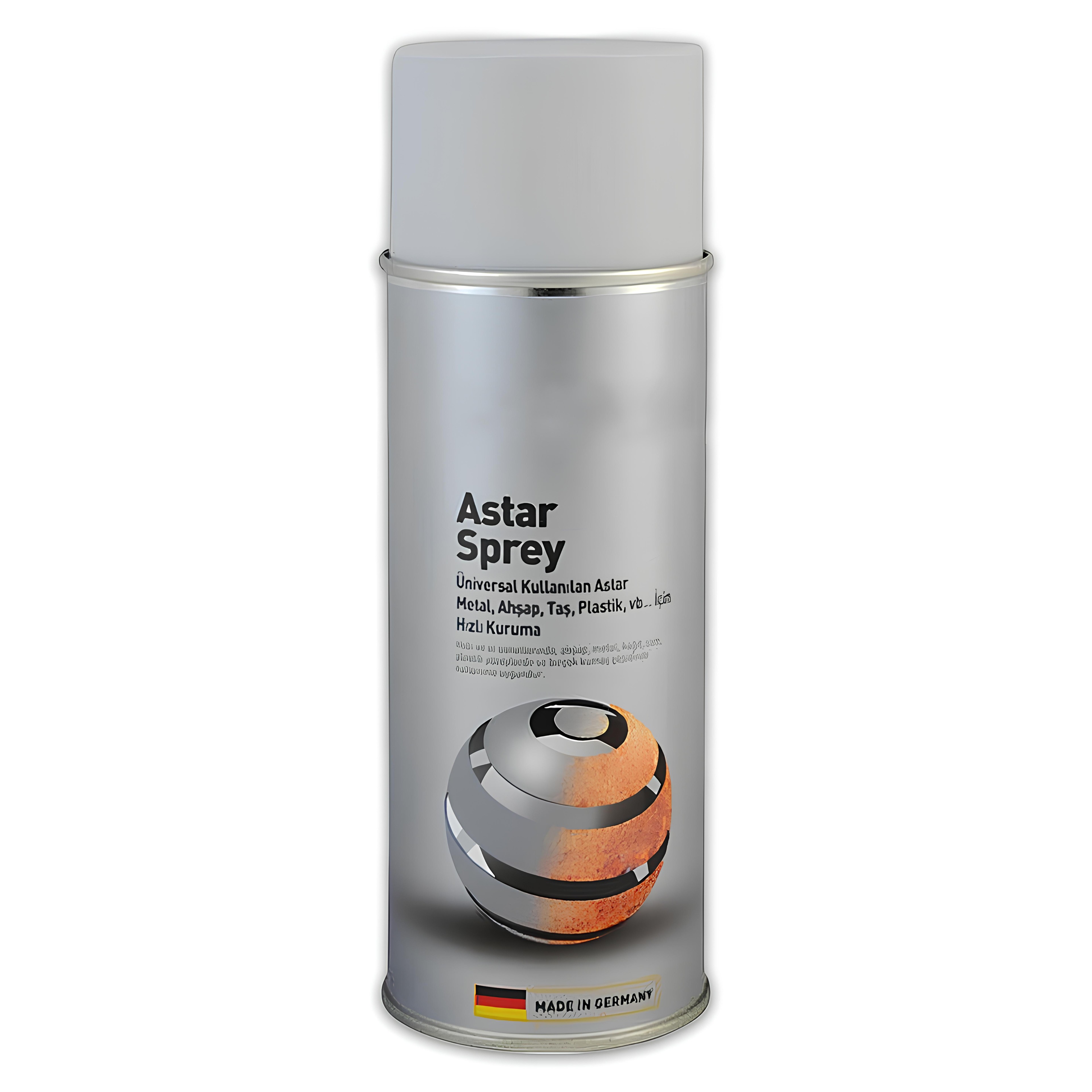 650°C Isıya Dayanıklı Astar Sprey Boya 400 ml Mat Gümüş Soba Egzoz Şömine Metal Yüzey Boyası