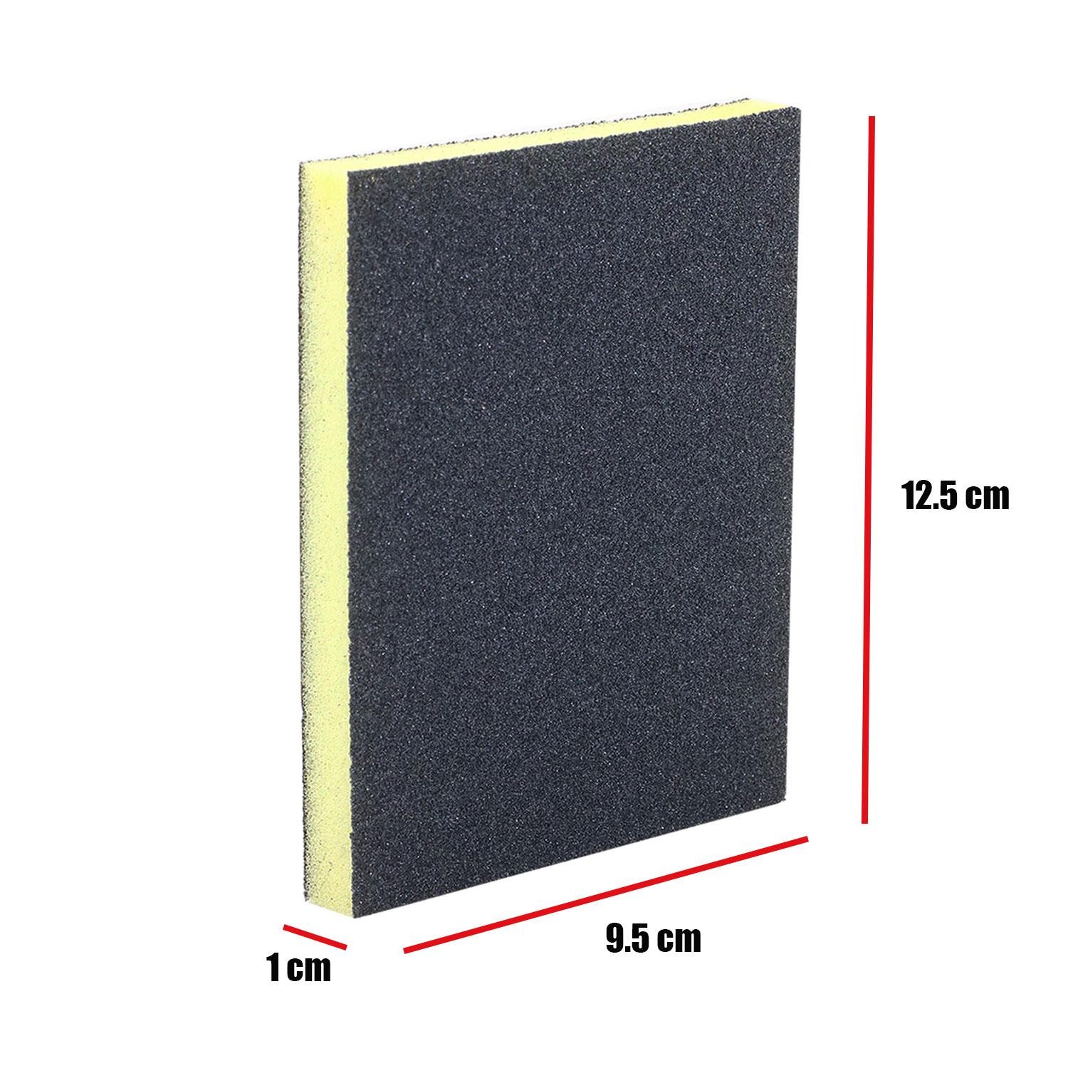 Sünger Zımpara 9.5 x 12.5 cm Takoz Blok Flex Taşlama Ahşap El Zımparası 80 kum