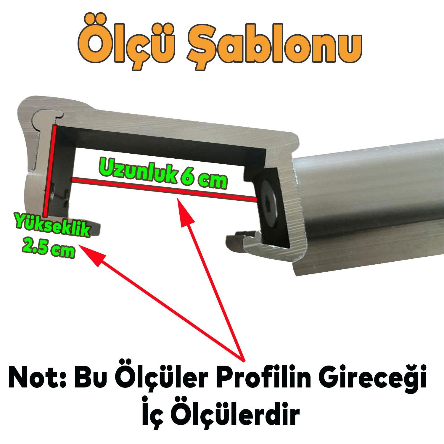 Balkon Çamaşır Kurutma Askısı Alüminyum Küpeşte Askılığı Kurutmalık Bronz Kare 6x2.5 cm
