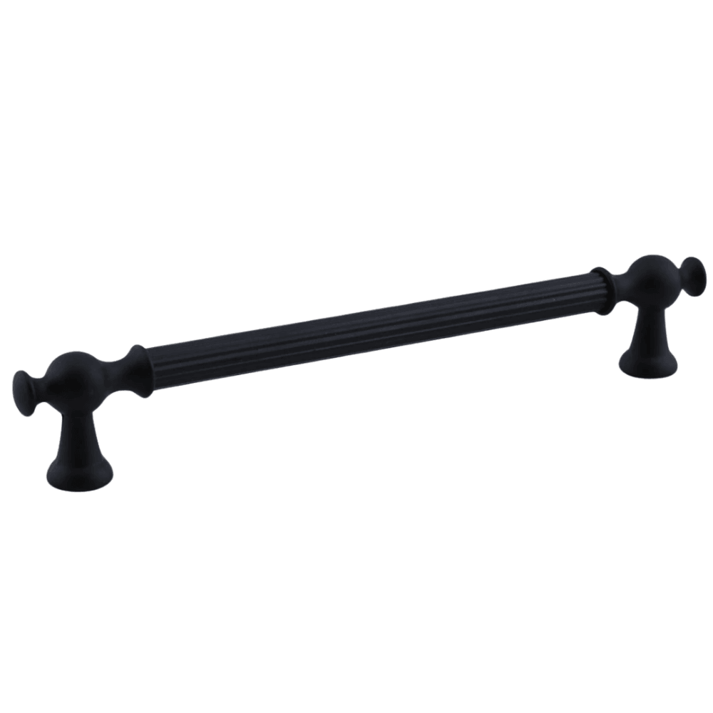 Selçuklu (128 mm - 12.8 cm) Mat Siyah Metal Mobilya Mutfak Çekmece Dolap Dolabı Kulbu Kulpu Kulpları