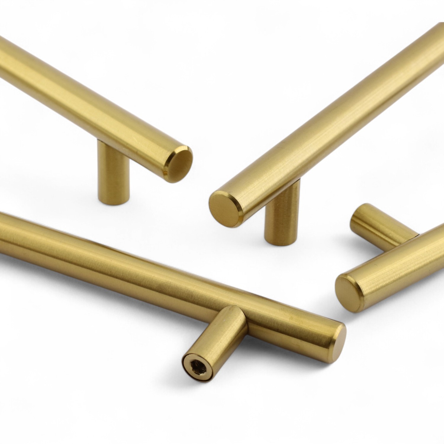 Alteta 10 ADET 96 mm Gold Altın Mobilya Kulp 10 Adet Metal Çekmece Dolap Dolabı Kapak Kulbu Kulpları