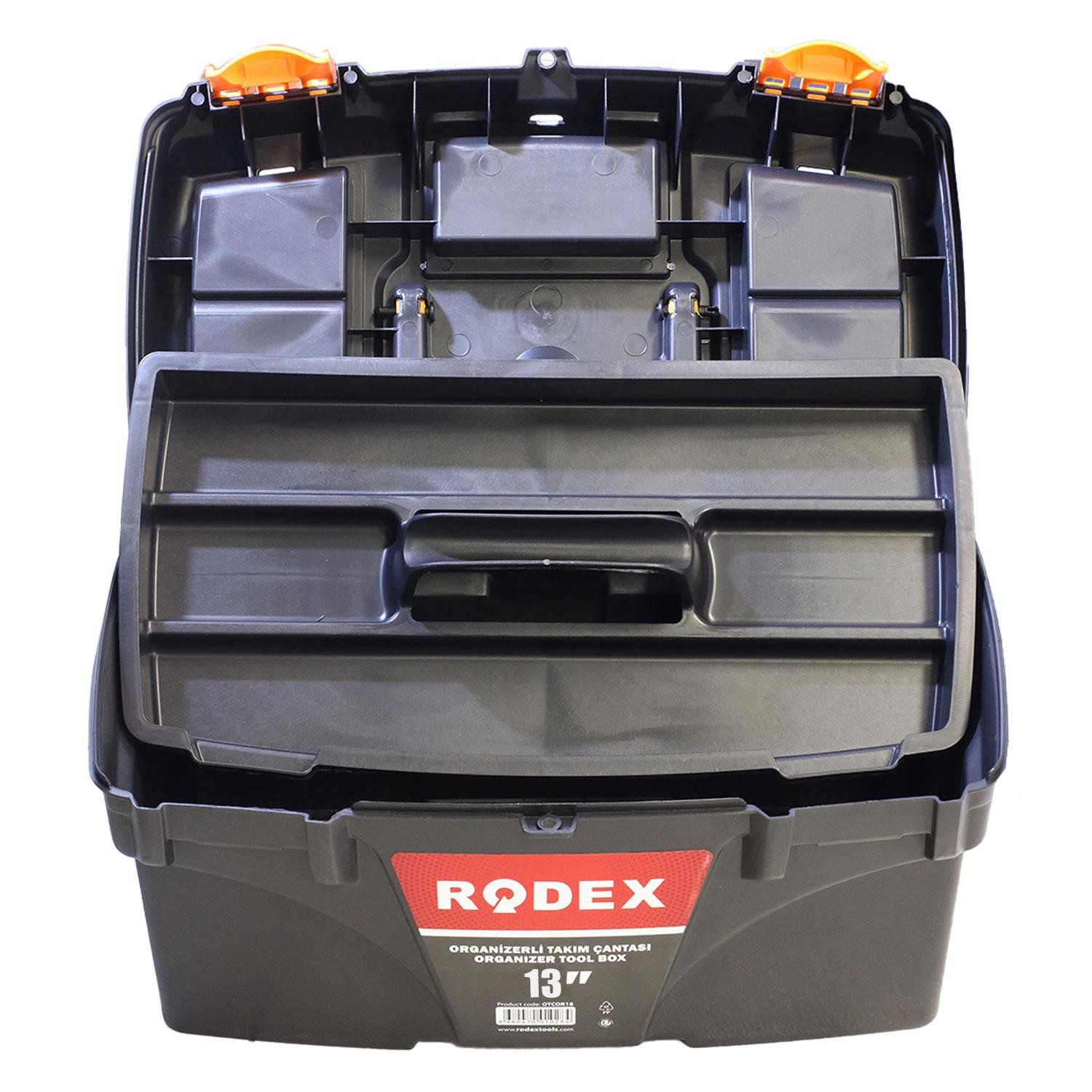Rodex Takım Çantası Alet Çantası Plastik Açma Kapatmalı OTCOR13