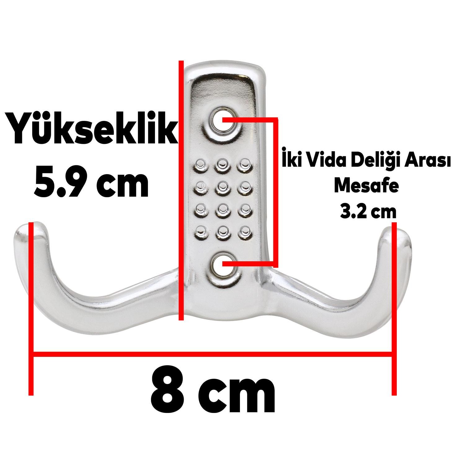 Noktalı Vestiyer Duvar AskıSI Portmanto Dolap Elbise Askısı Mobilya Askılığı Metal Askılık Toptan Satış