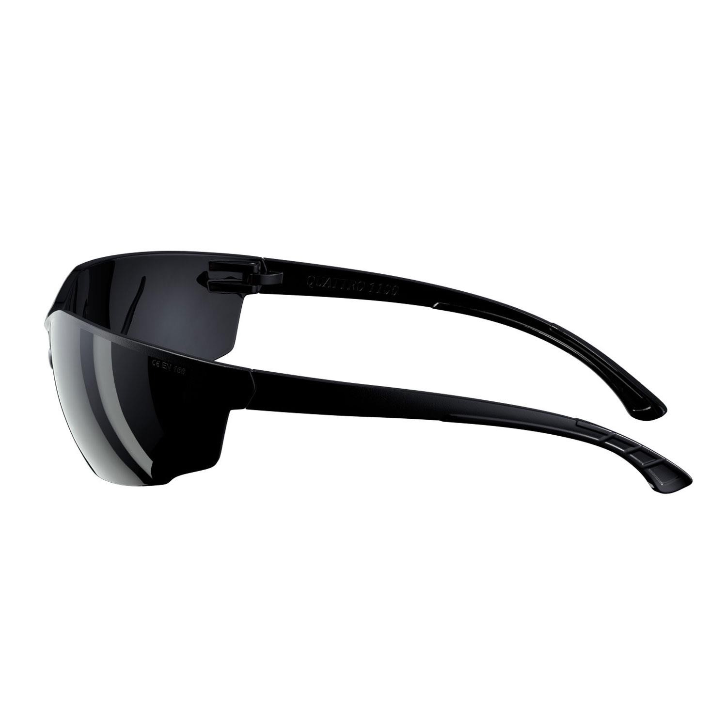 İş Güvenlik Gözlüğü UV Koruyucu Silikonlu Kaynak Gözlük S1100 Siyah
