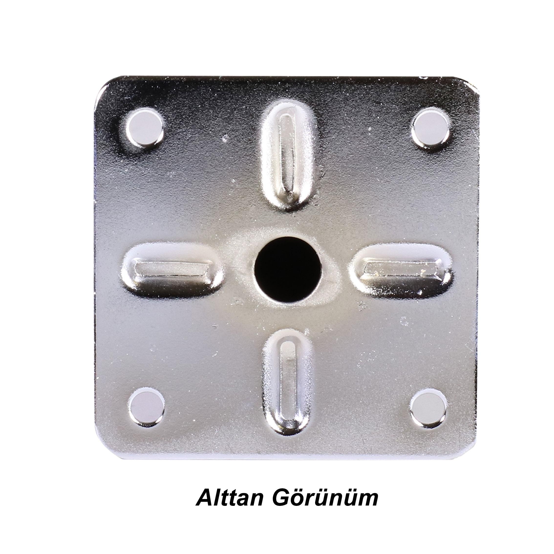 Mobilya Masa Sehpa Ayağı Metal Ayakları 12 Cm Krom (4 ADET)