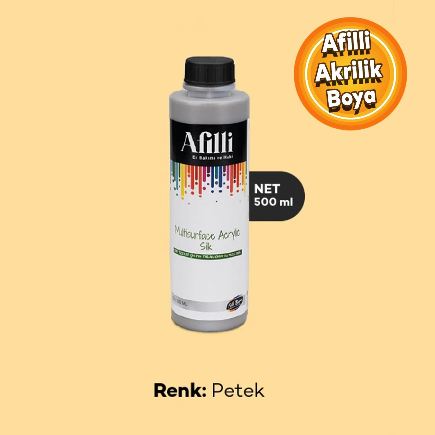 Afilli Petek Su Bazlı Ev Bakım Ve Hobi Boyası 500 ML