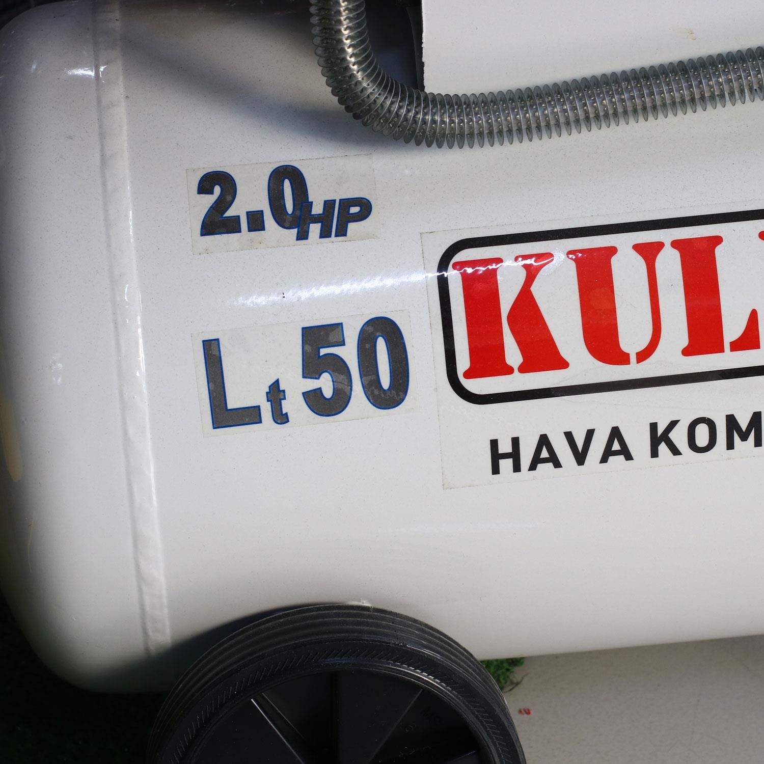 Kuletaş Hava Kompresörü 50 Litre Kompresör 2 HP 8 Bar