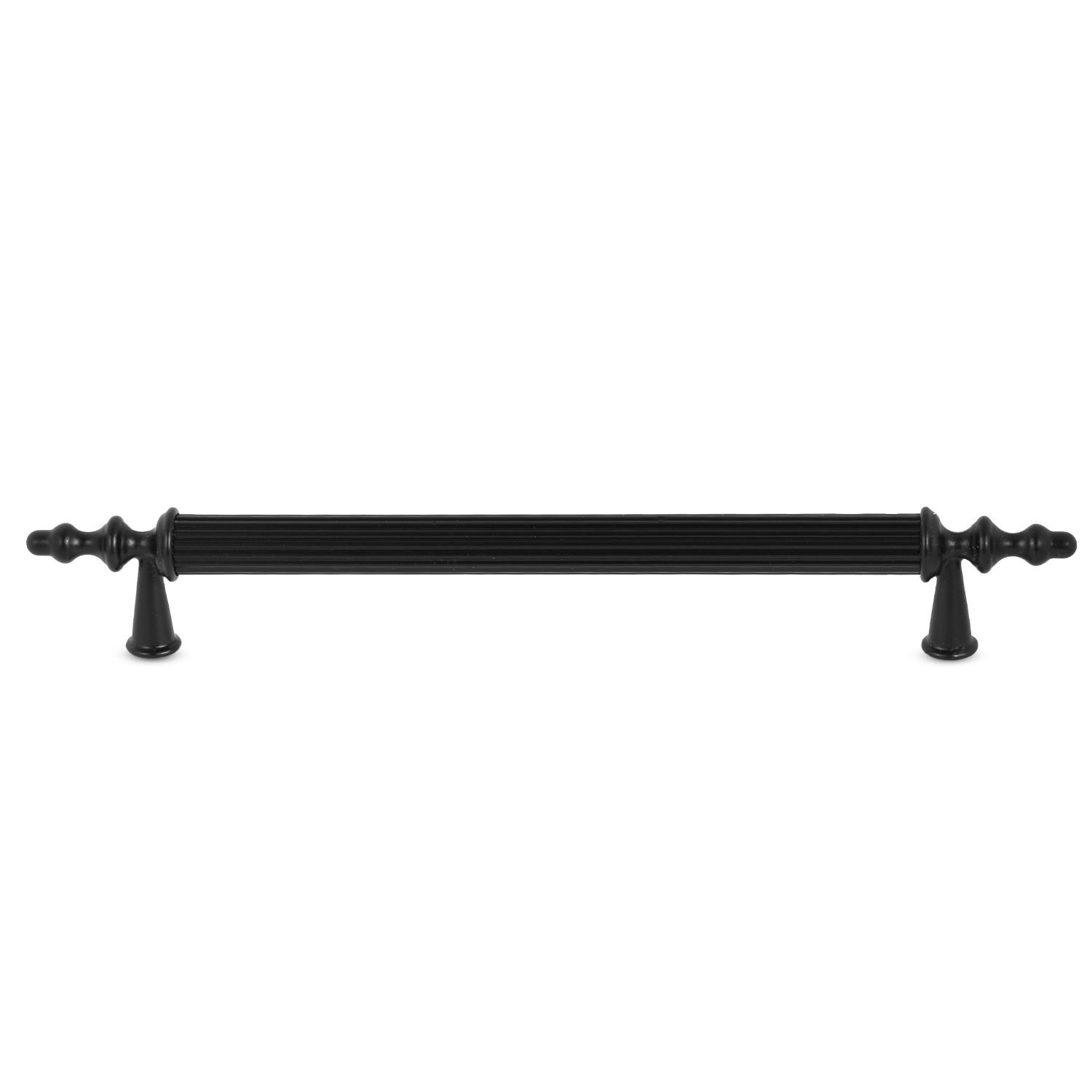 Ovacık Mobilya Mutfak Çekmece Dolap Dolabı Kulpu Kulbu Siyah Metal Kulp (224 MM-22.4 CM) (4 ADET)