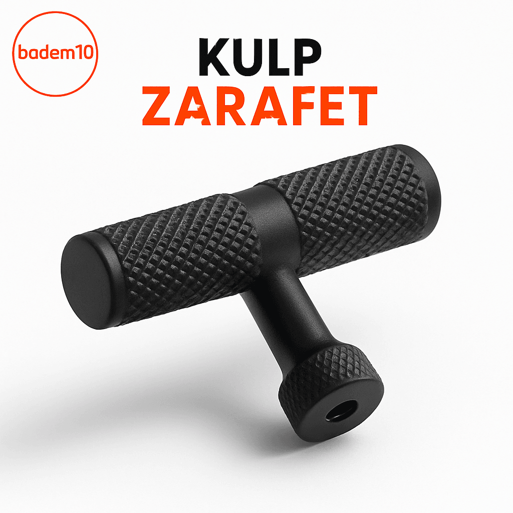 Martin Siyah Metal Tek Vidalı Kulp Düğme Mobilya Çekmece Mutfak Dolabı Dolap Modern Kapak Kulpları