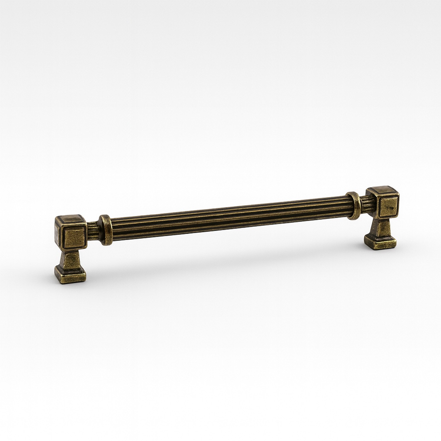 Talas 192 mm Çizgili Antik Sarı Metal Kulp Mobilya Çekmece Mutfak Dolabı Dolap Kulpları Kulb 19.2 cm