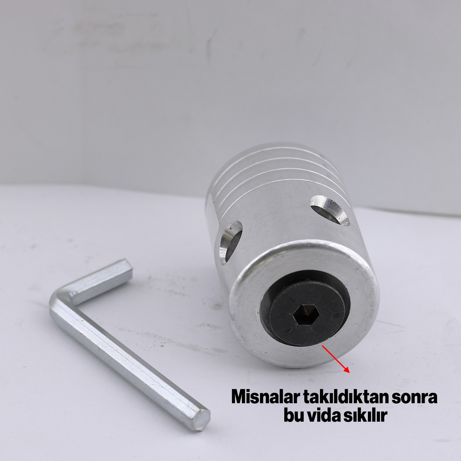 Motorlu Tırpan Çim Biçme Örümcek Kafa Misina Başlığı Başlık Yan Tırpan Uyumlu Metal Aluminyum