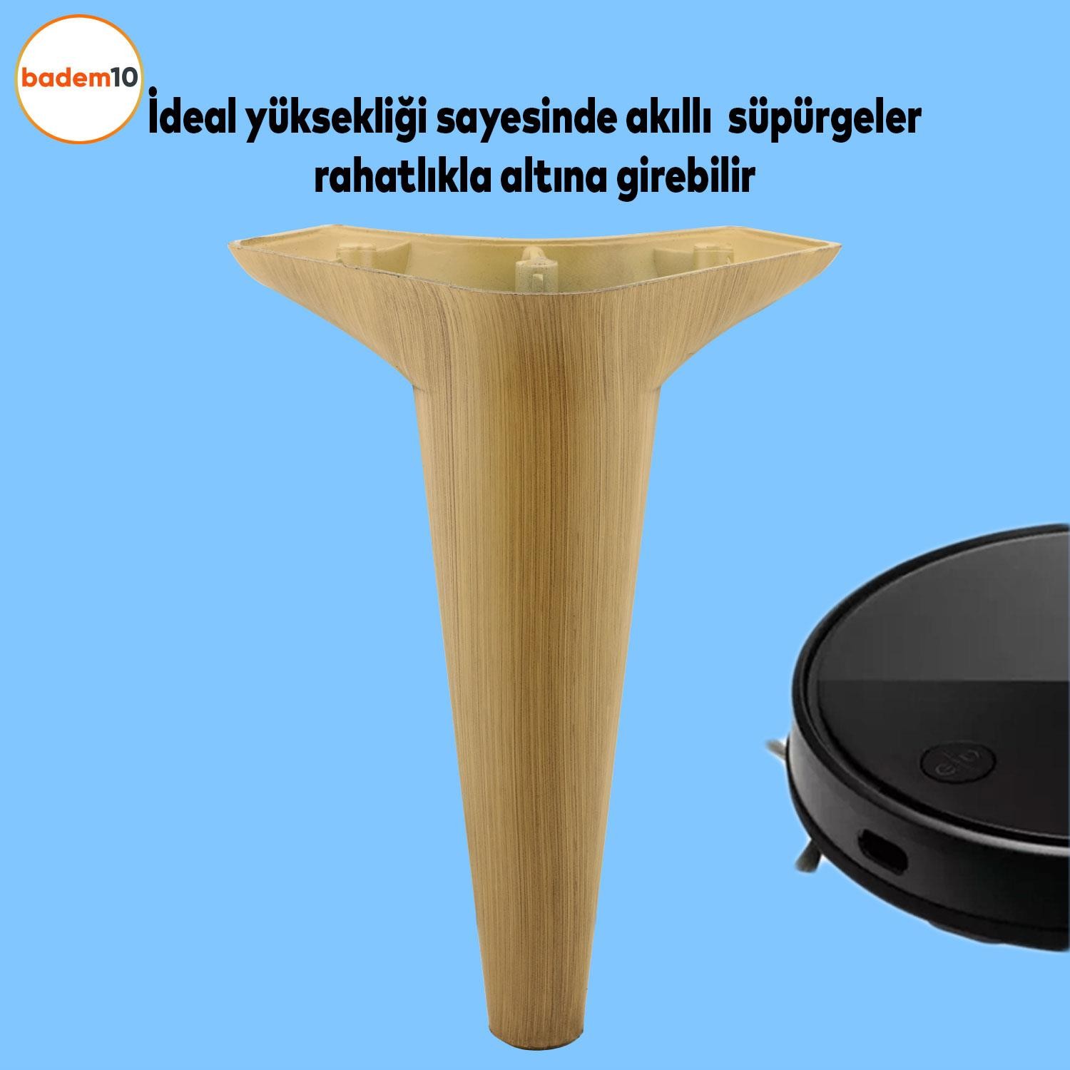 Aspen Lüks Mobilya Kanepe Koltuk Tv Ünitesi Konsol Ayağı Ayakları 20 Cm (4 ADET)