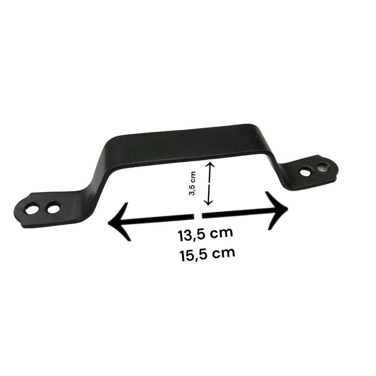 Mat Siyah Renk Metal El Tutamagı Çekme Kolu Kapı Tutma Kulbu 17 cm Kulp Kapı Tutamağı Kulpu