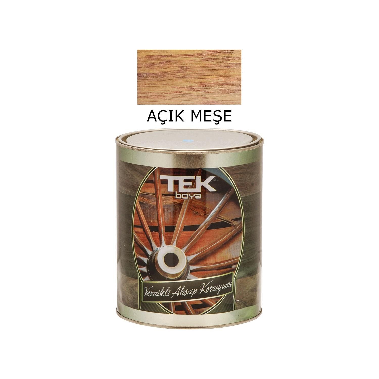 Tek Vernikli Ahşap Koruyucu Açık Meşe 0,75