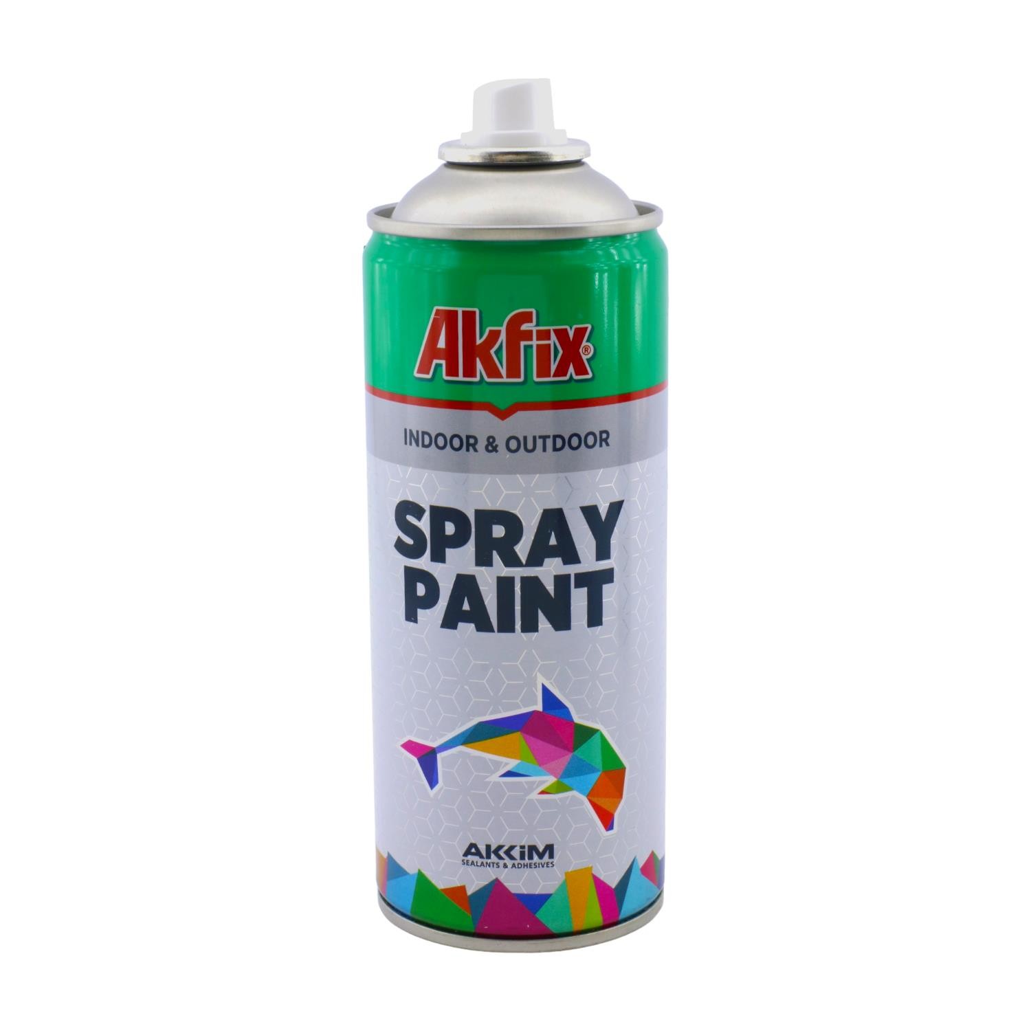 Akfix Kalıcı Sprey Boya Parlak Kırmızı 400 ml Tasarım Metal Ahşap Plastik Beton Yüzey Boyama