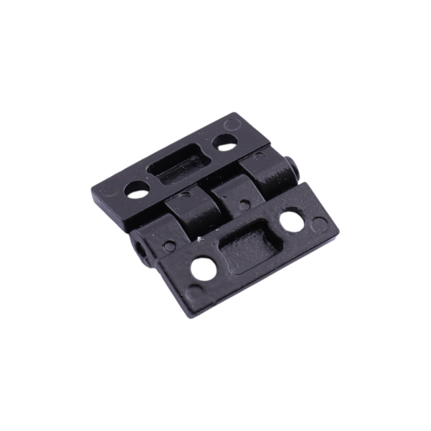 Siyah Metal 4 ADET SET Yaprak Menteşe 30x30mm Dayanıklı Mobilya Kapı Dolap Çekmece Kapak Aksesuar