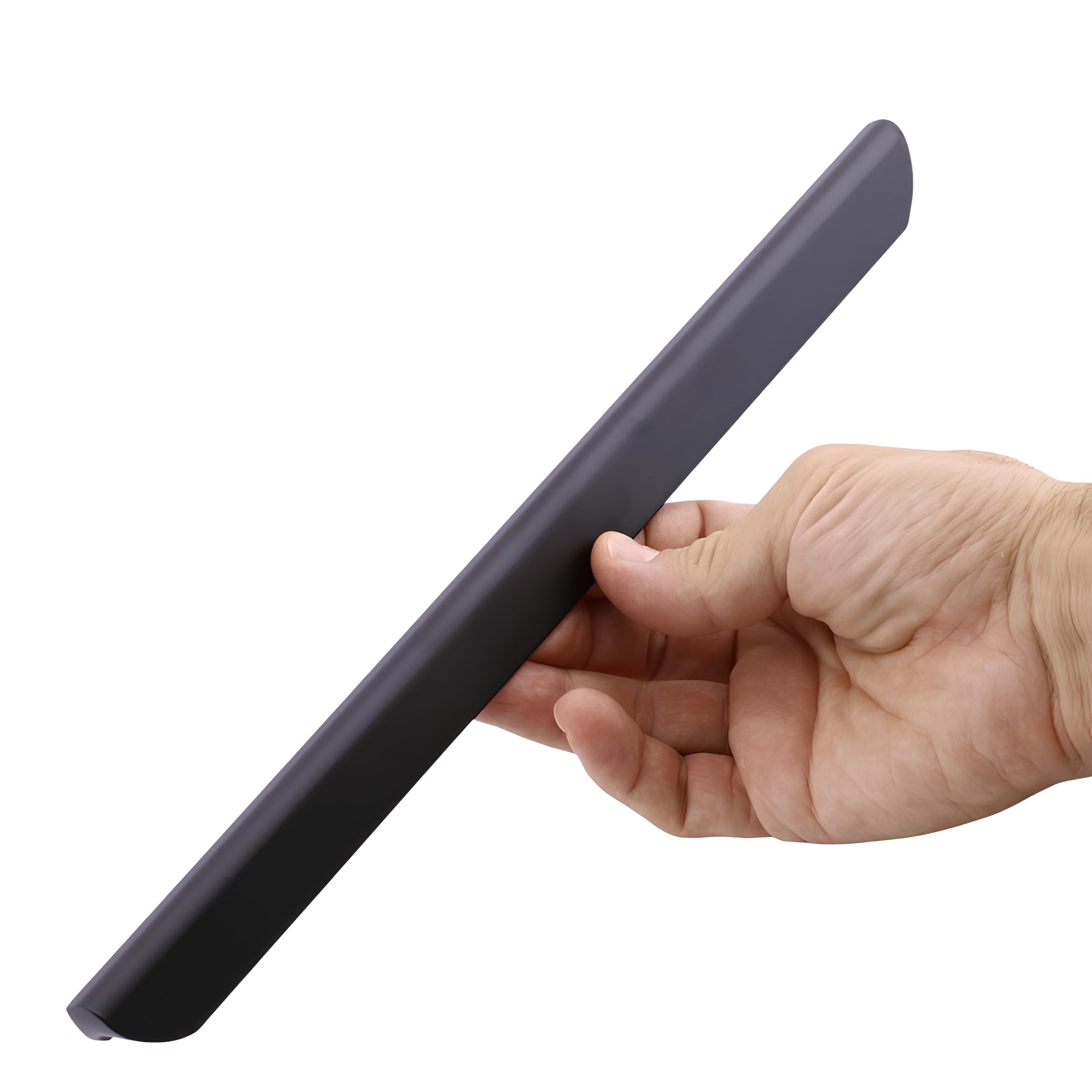 Fırat Mat Siyah Metal Kulp 320 mm 32 cm Mobilya Çekmece Dolap Kulpları Kulbu Mutfak Dolabı Kulpu 