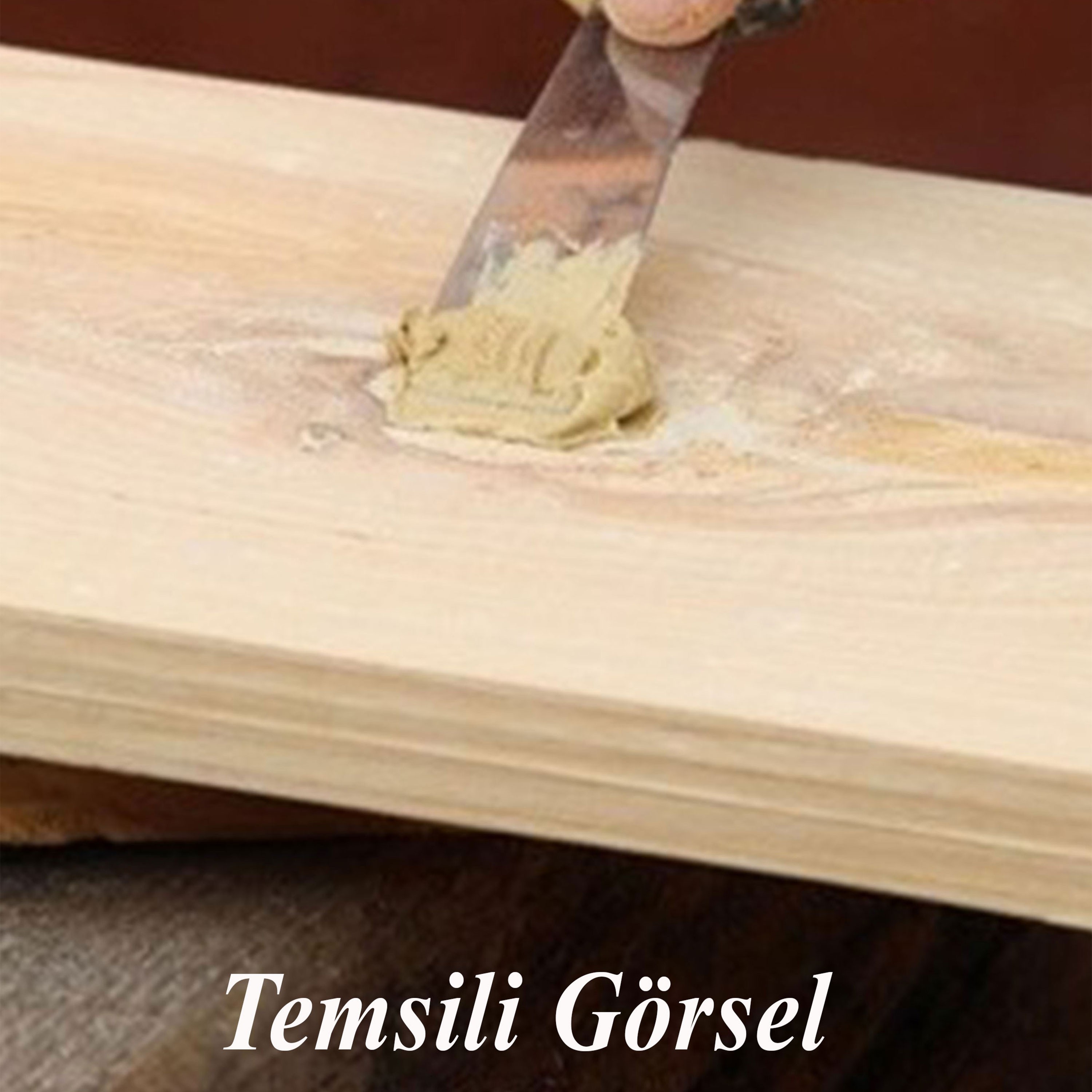 Ahşap Parke Tamir Macunu Siyah Mobilya Dolgu Çatlak Çizik Giderici 200 Gr Kullanıma Hazır Macun