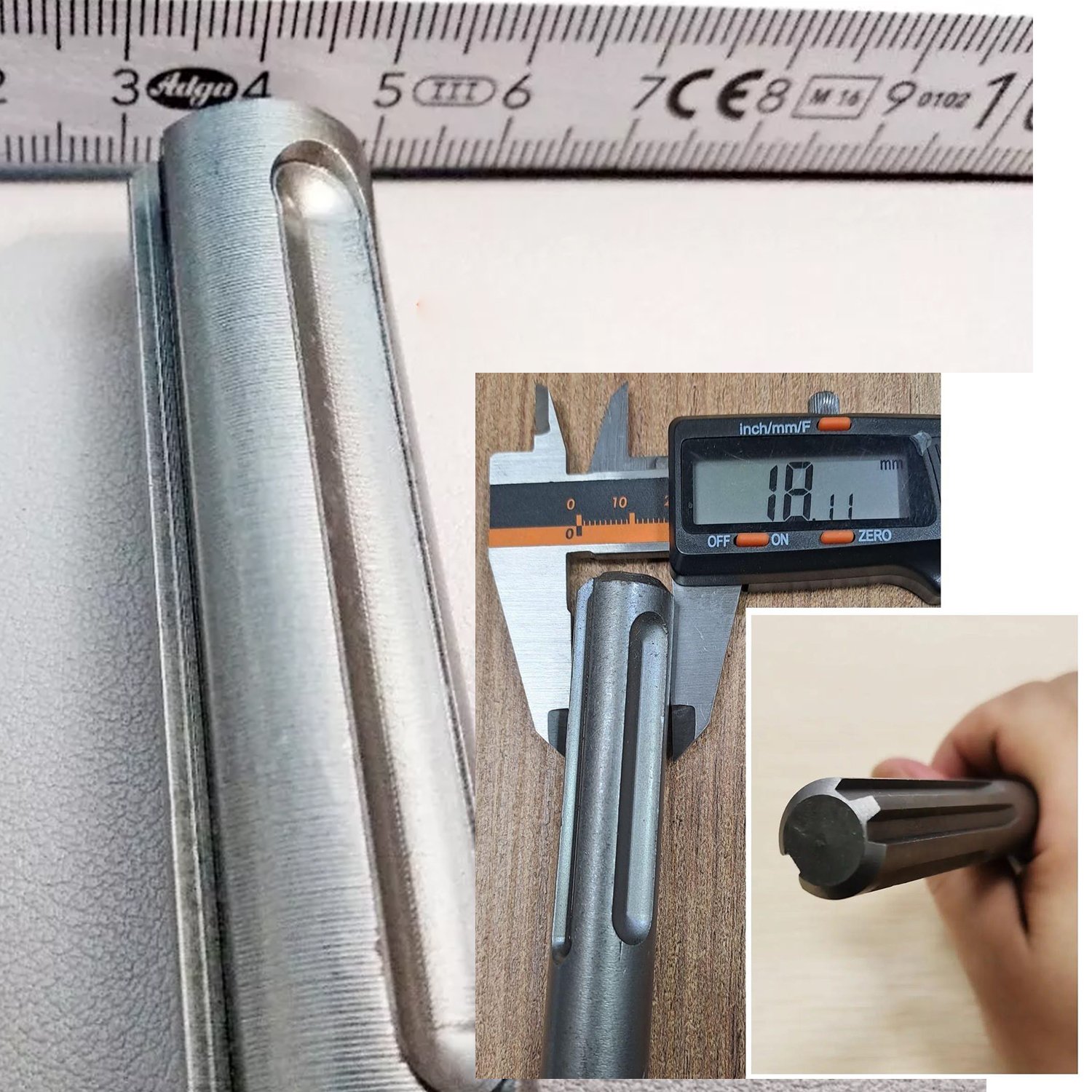 Sds Max Şaftlı Keski 18 mm x 400 mm x 25 mm Hilti Ucu Beton Taş Kaya Kırıcı Kırma Adaptörü