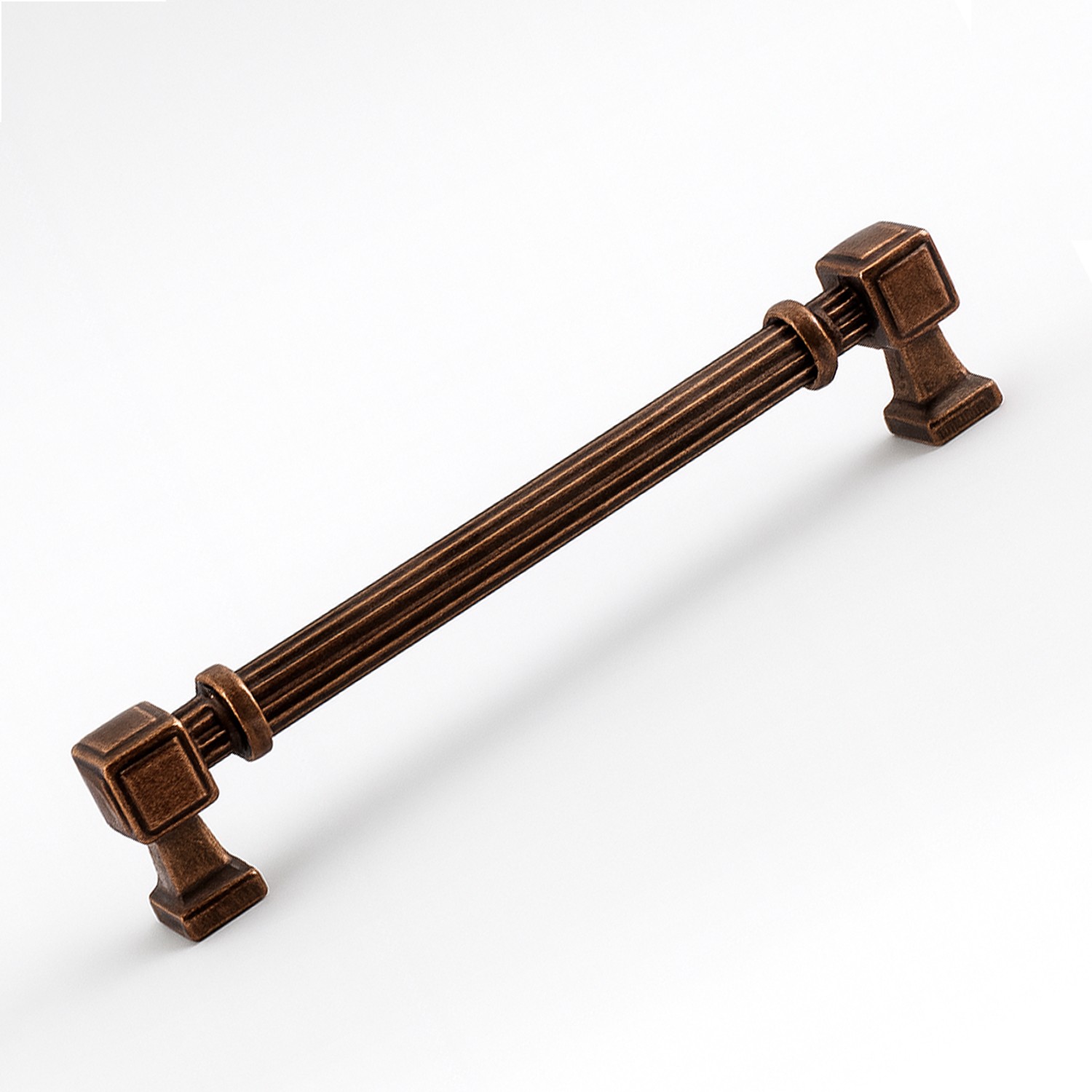 Talas 160 mm Çizgili Antik Bakır Metal Kulp Mobilya Çekmece Mutfak Dolabı Dolap Kulpları Kulb 16 cm