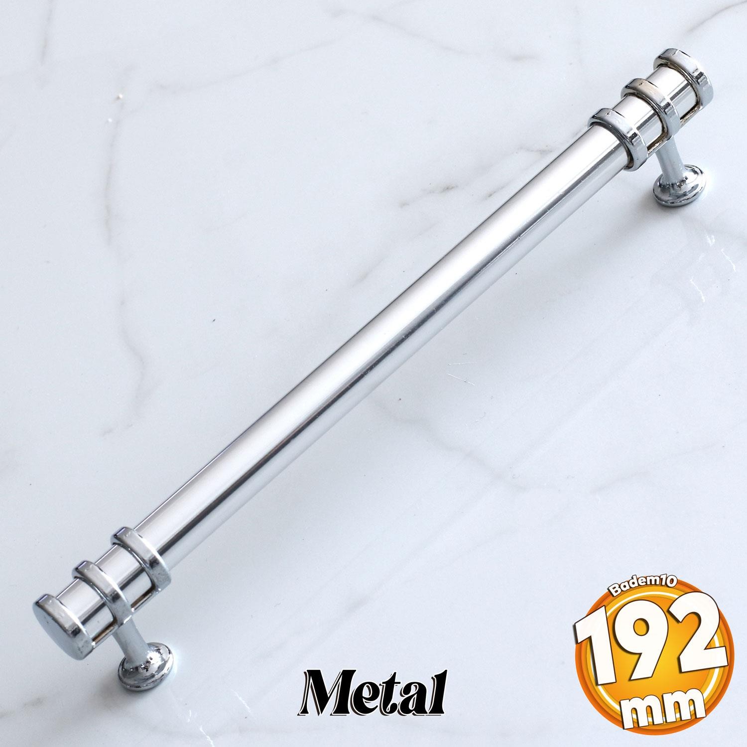 Yüzük Kulp 192 mm Krom Metal Mobilya Mutfak Çekmece Dolap Kapak Kulpları Dolabı Kulbu Kulpu 19.2 cm