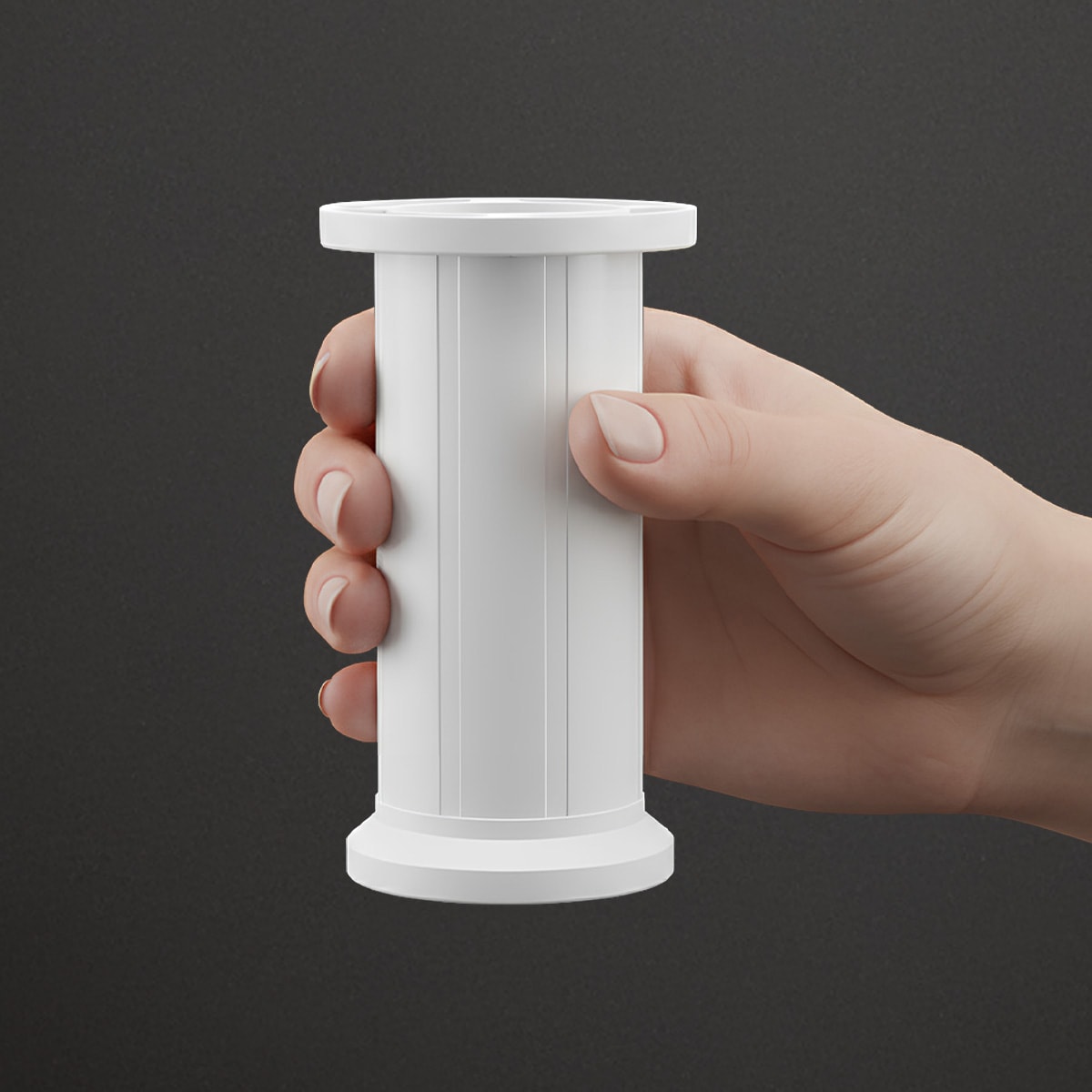 Ayarlanabilir 4 Adet 12 Cm Beyaz Plastik Ayak Dolap Mobilya Tezgah Yükseltici Yükseltme Ayağı