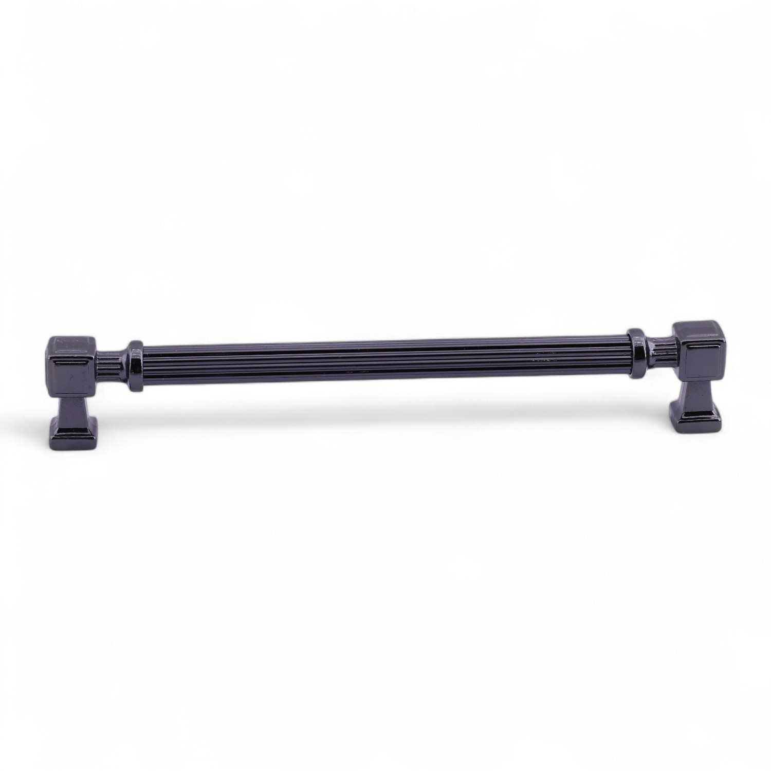 Talas 224 mm Çizgili Füme Metal Kulp Mobilya Çekmece Mutfak Dolabı Dolap Kulpları Kulb 22.4 cm