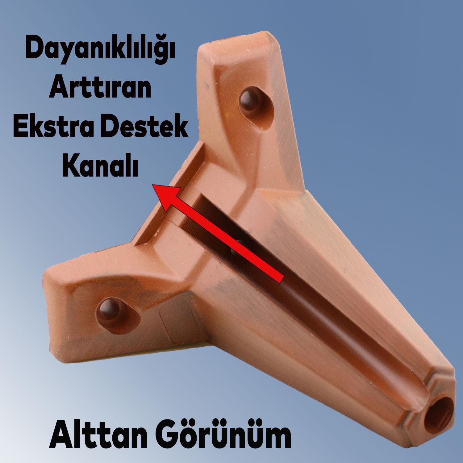 Sedir 12'li Set Mobilya Koltuk Kanepe Baza Tv Ünitesi Çekyat Destek Ayağı 12 Cm Kahverengi Ayakları