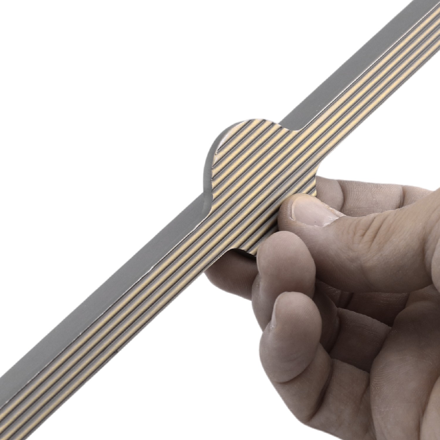 Saral Çizgili Antik Sarı Metal Kulp 512 mm 51.2 cm Mobilya Çekmece Mutfak Dolabı Dolap Kapak Kulplar